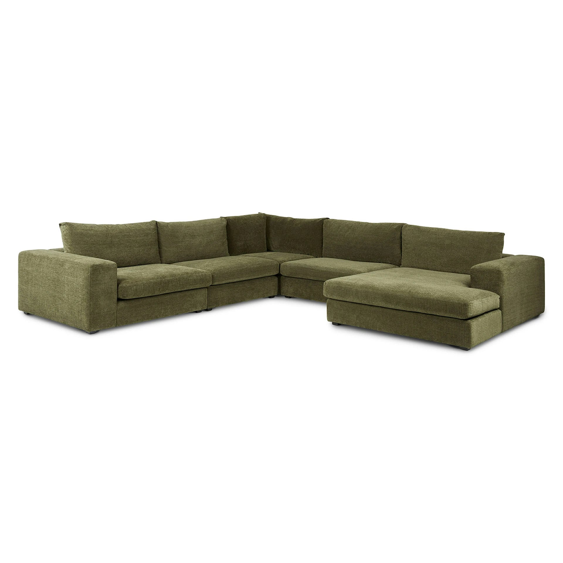 Beta 133.5" Right Modular Conversational Sectional
