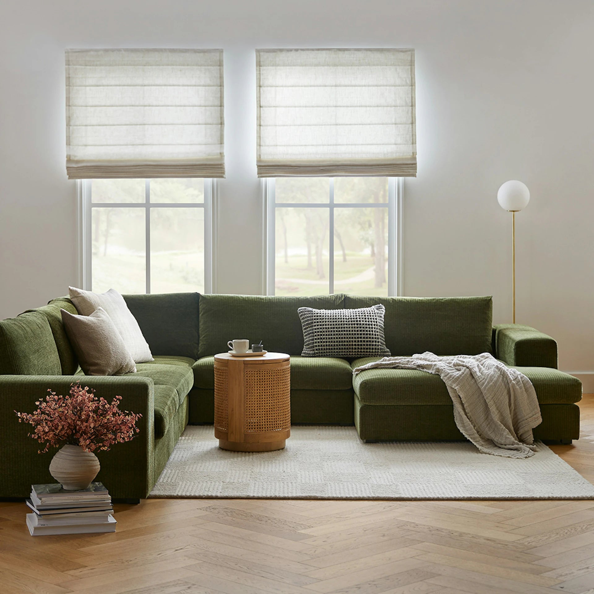 Beta 133.5" Right Modular Conversational Sectional