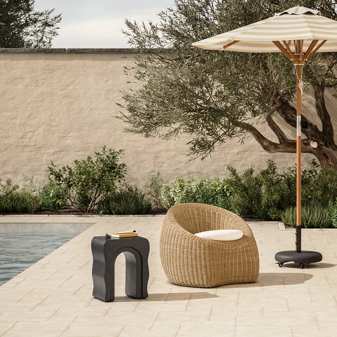 Bixby Outdoor Concrete Side Table
