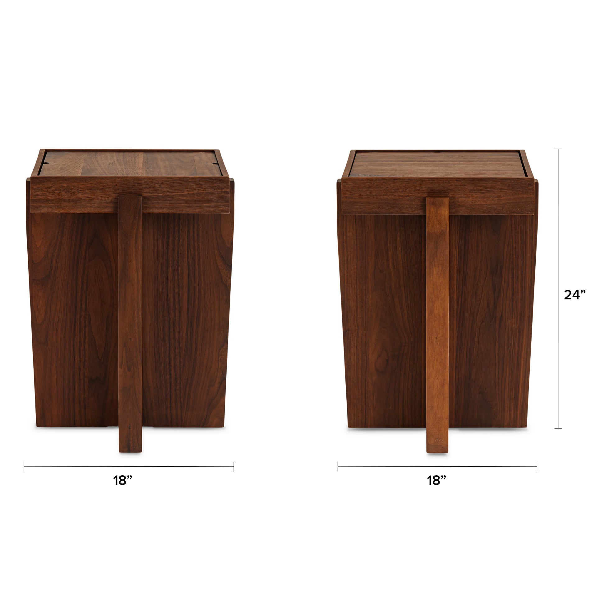 Harmon Checkerboard Side Table