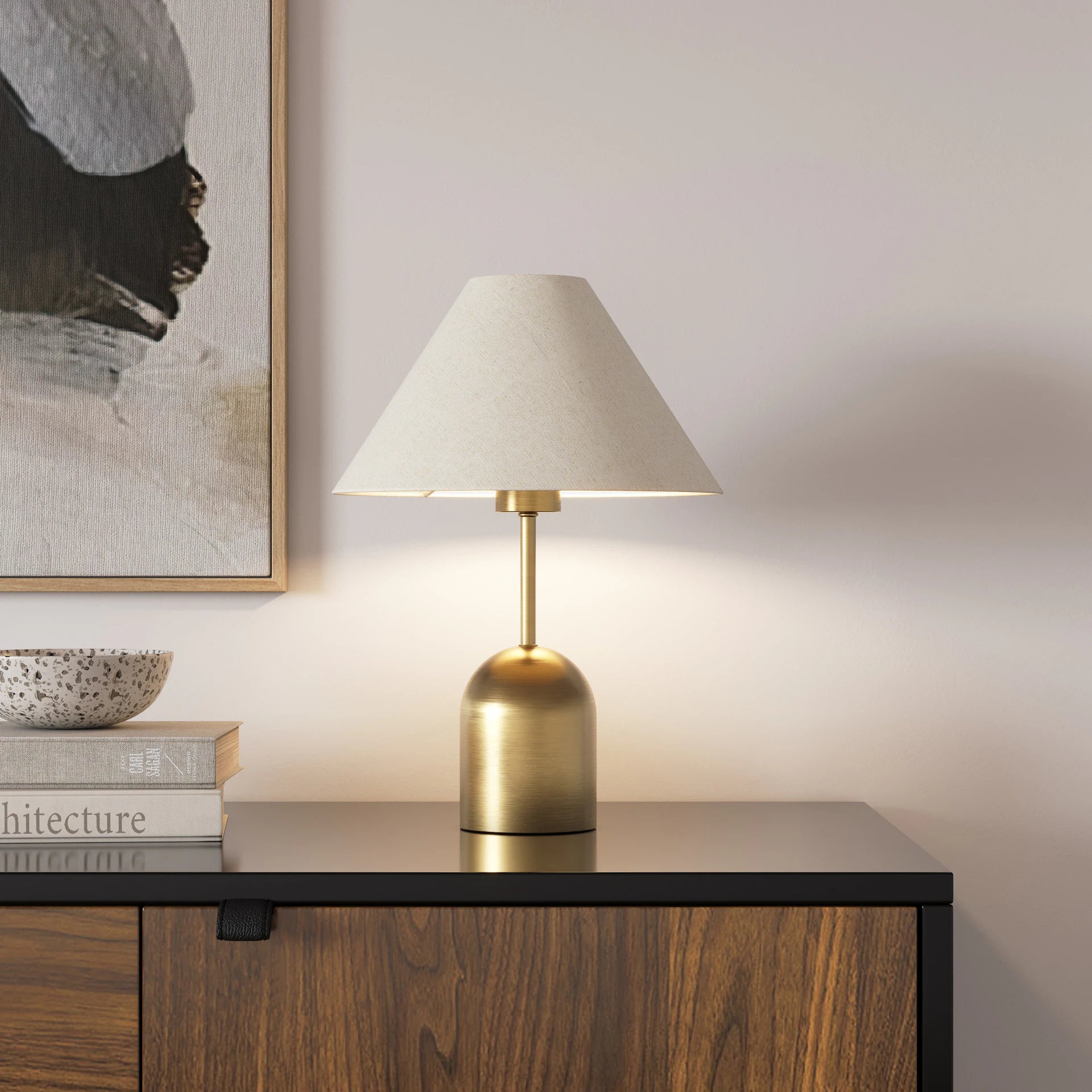 Markham Table Lamp - Brass