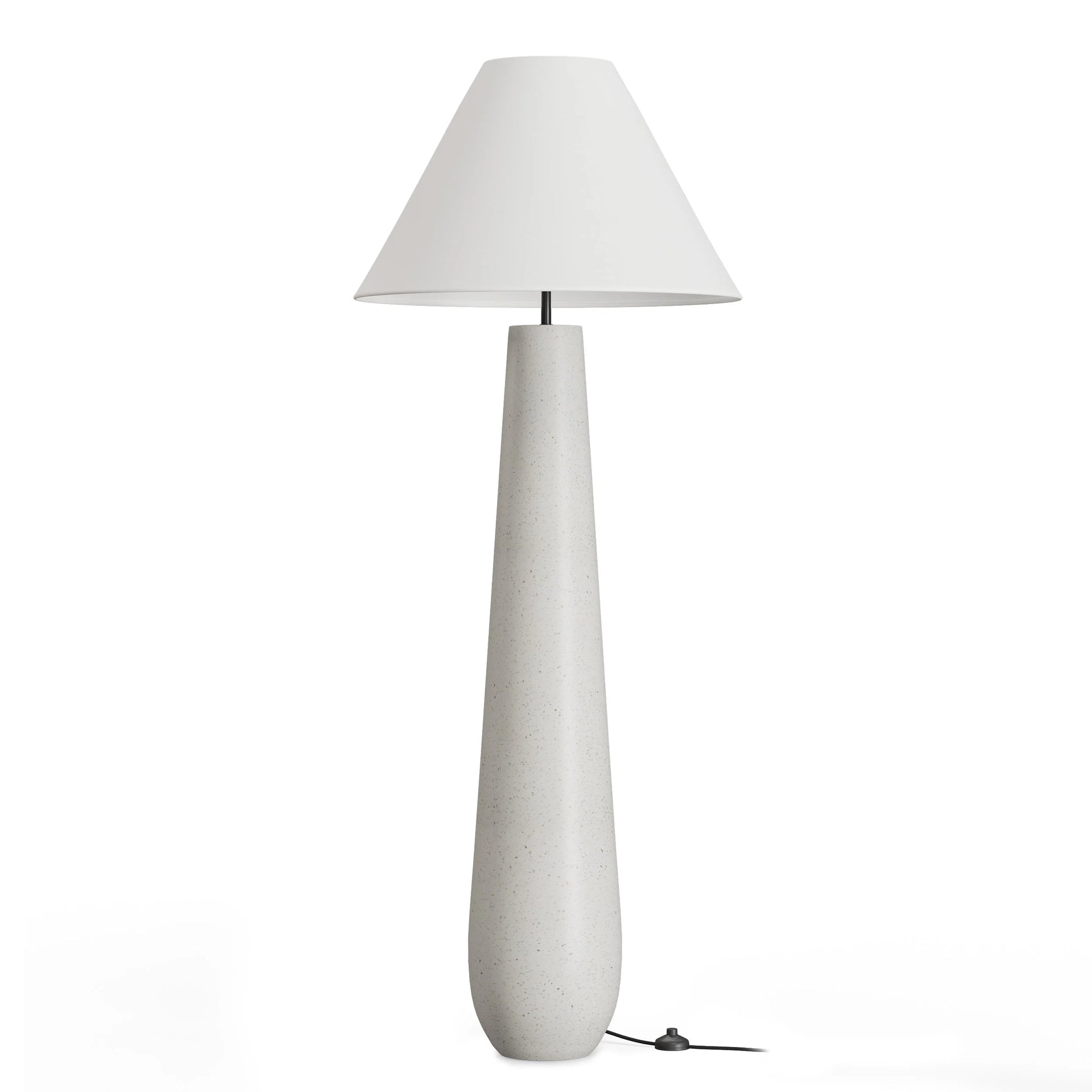 Pilar Floor Lamp - White Terrazzo