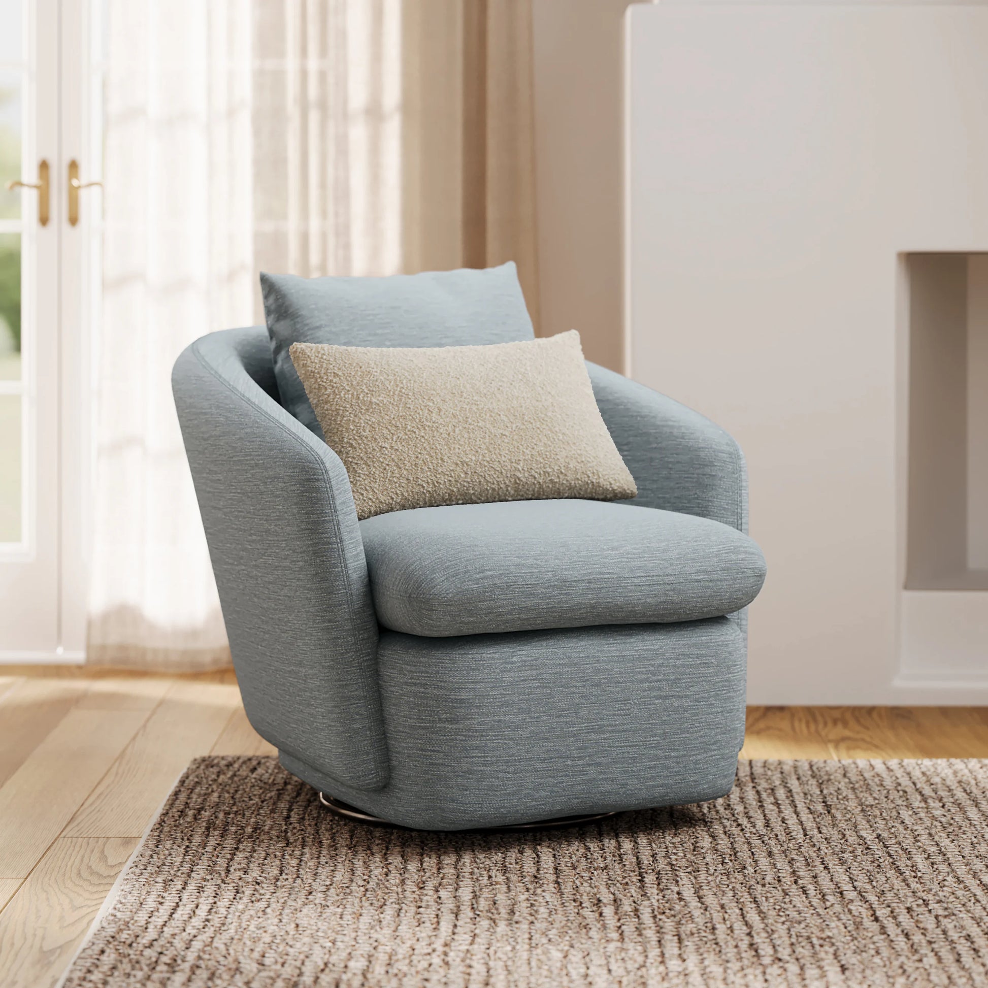 Leigh 47" Swivel Lounge Chair