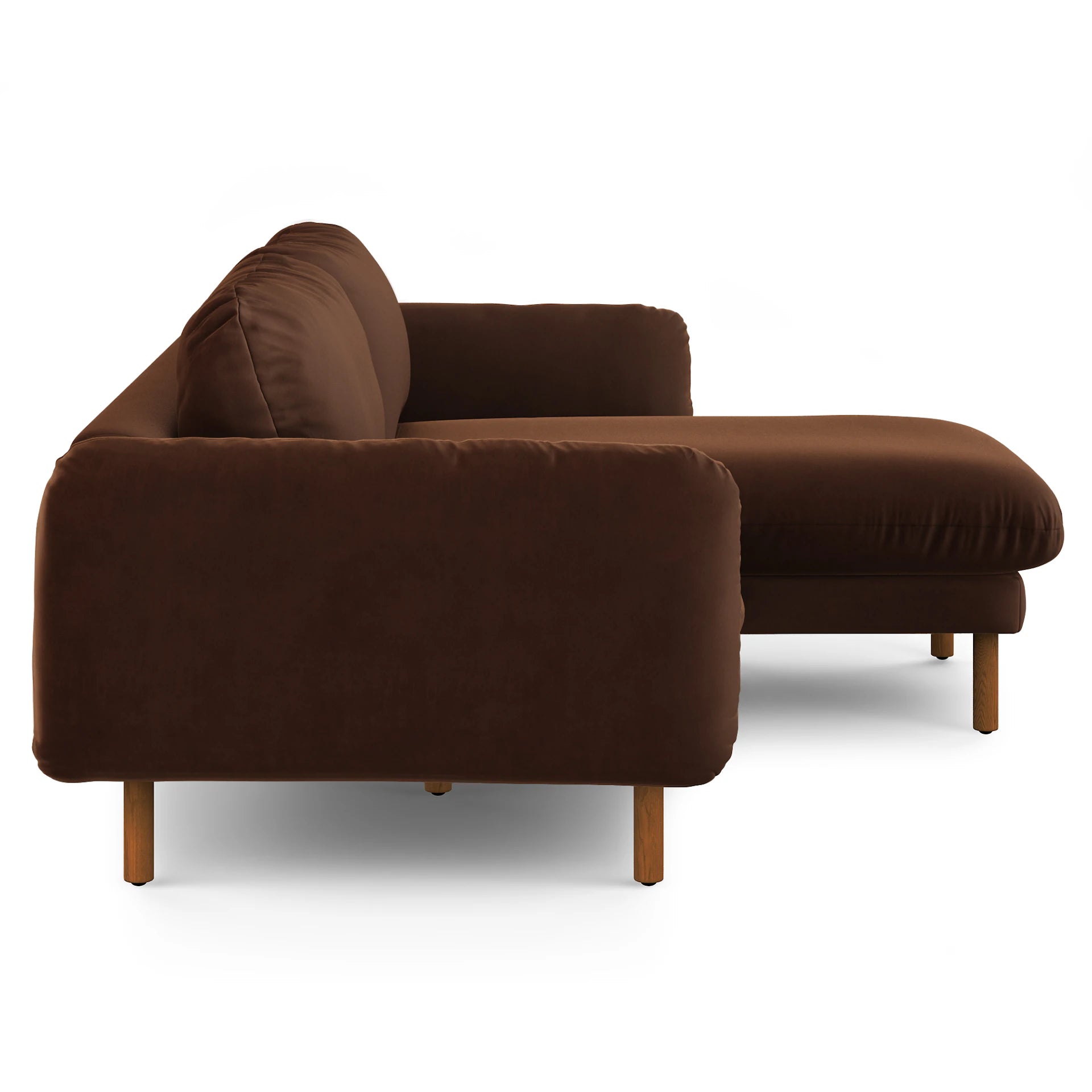 Sanders 85.5" Velvet Reversible Sectional