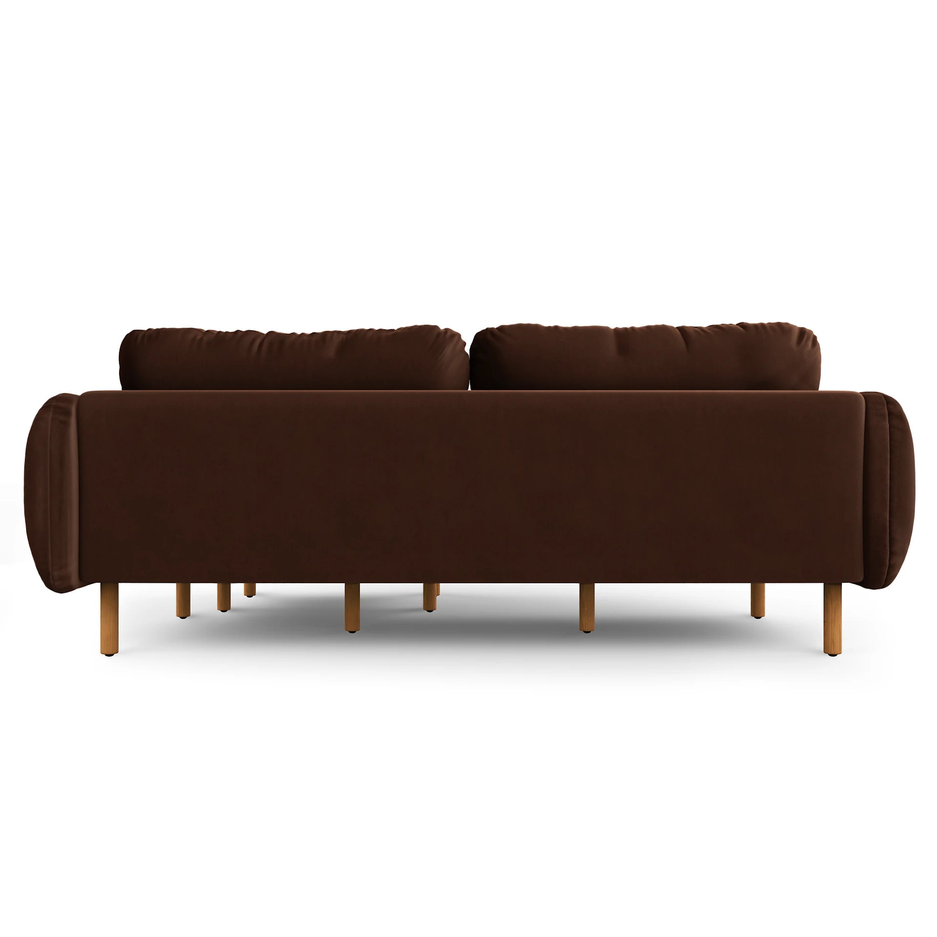 Sanders 85.5" Velvet Reversible Sectional