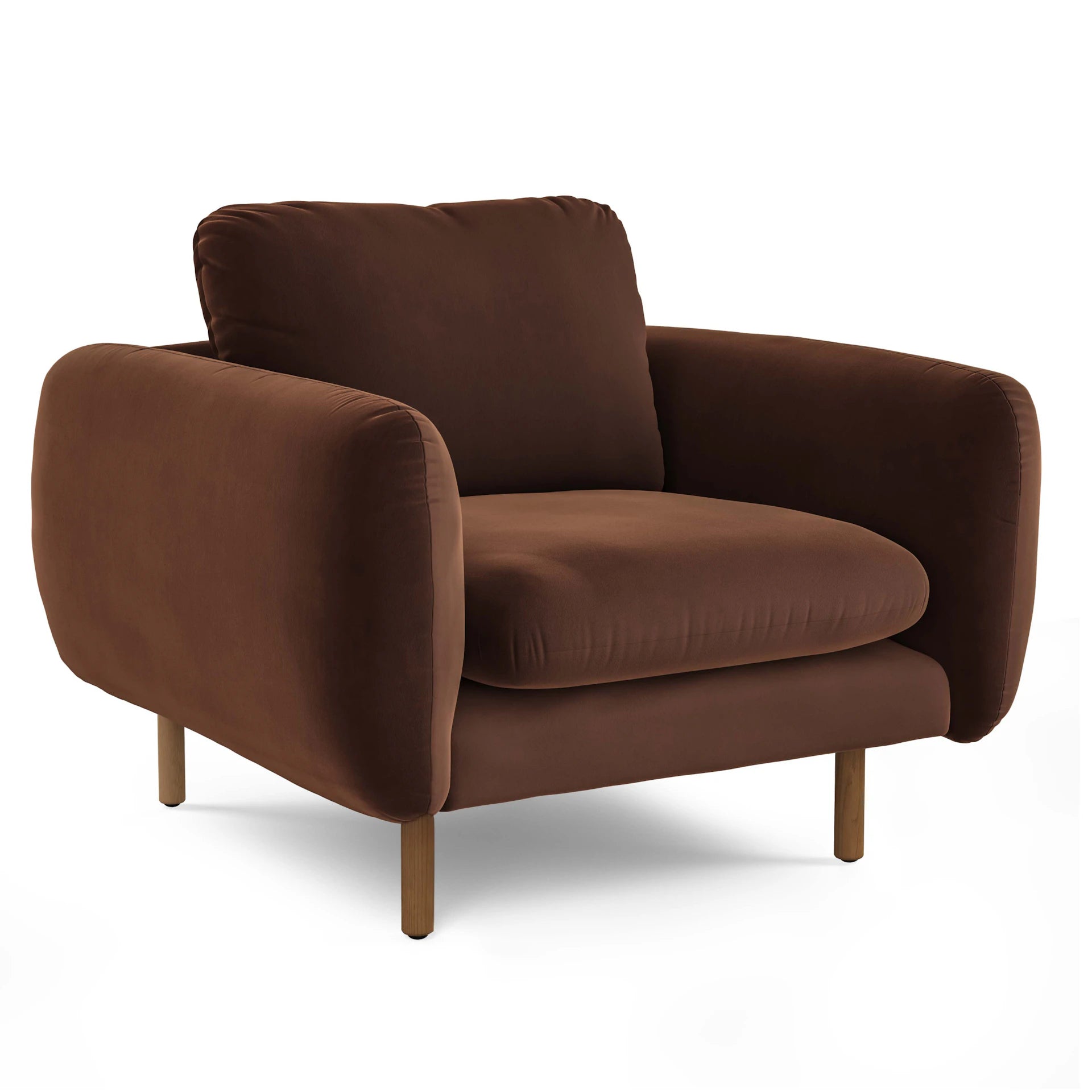 Sanders 37" Velvet Lounge Chair