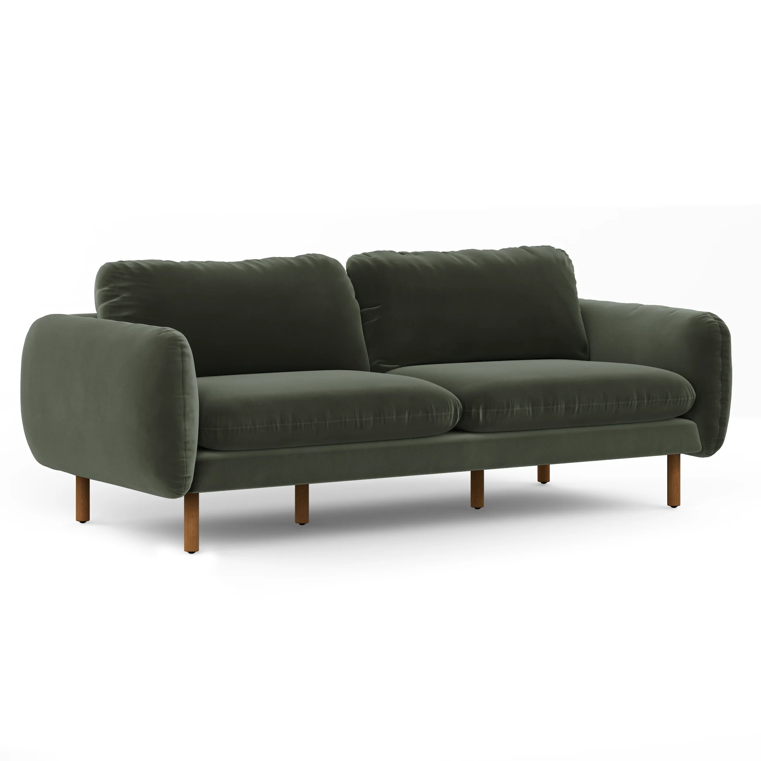 Sanders 85.5" Velvet Sofa