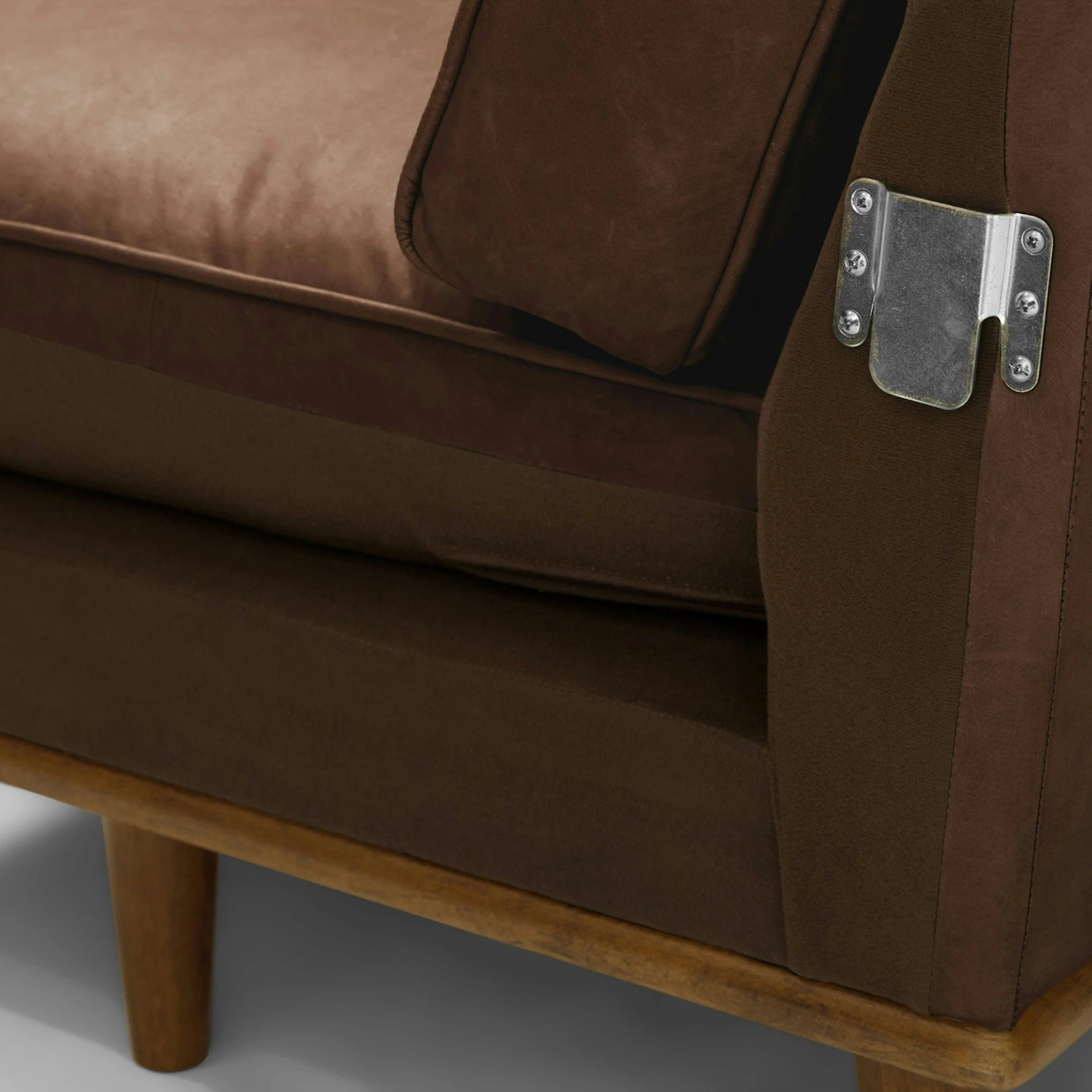 Timber 93" Leather Corner Sectional