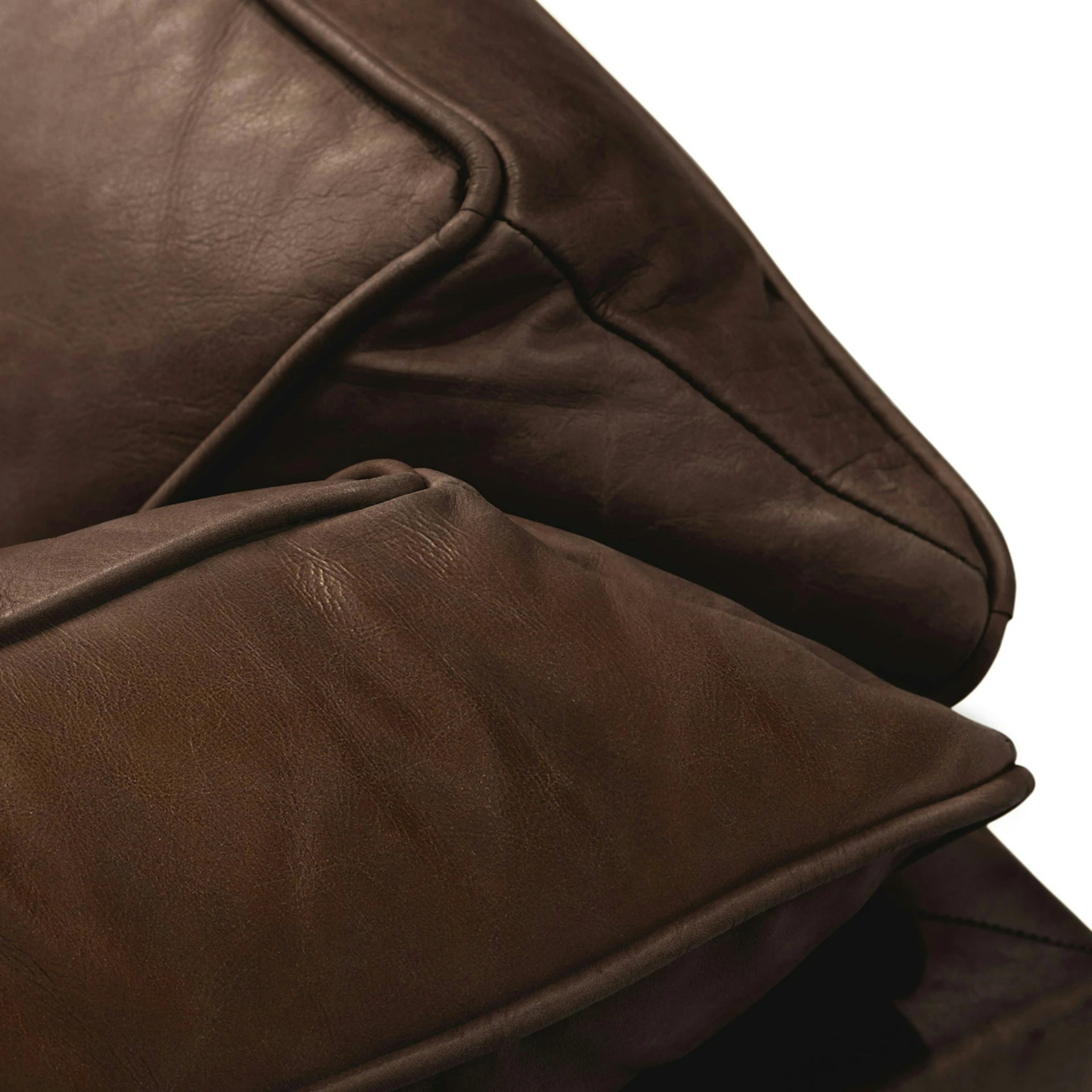 Timber 93" Leather Corner Sectional