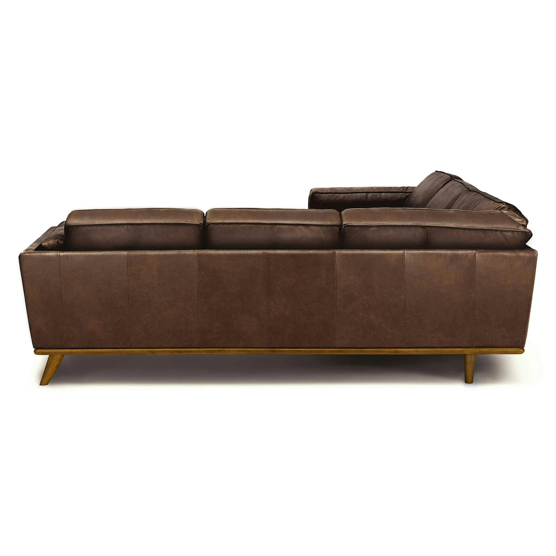 Timber 93" Leather Corner Sectional