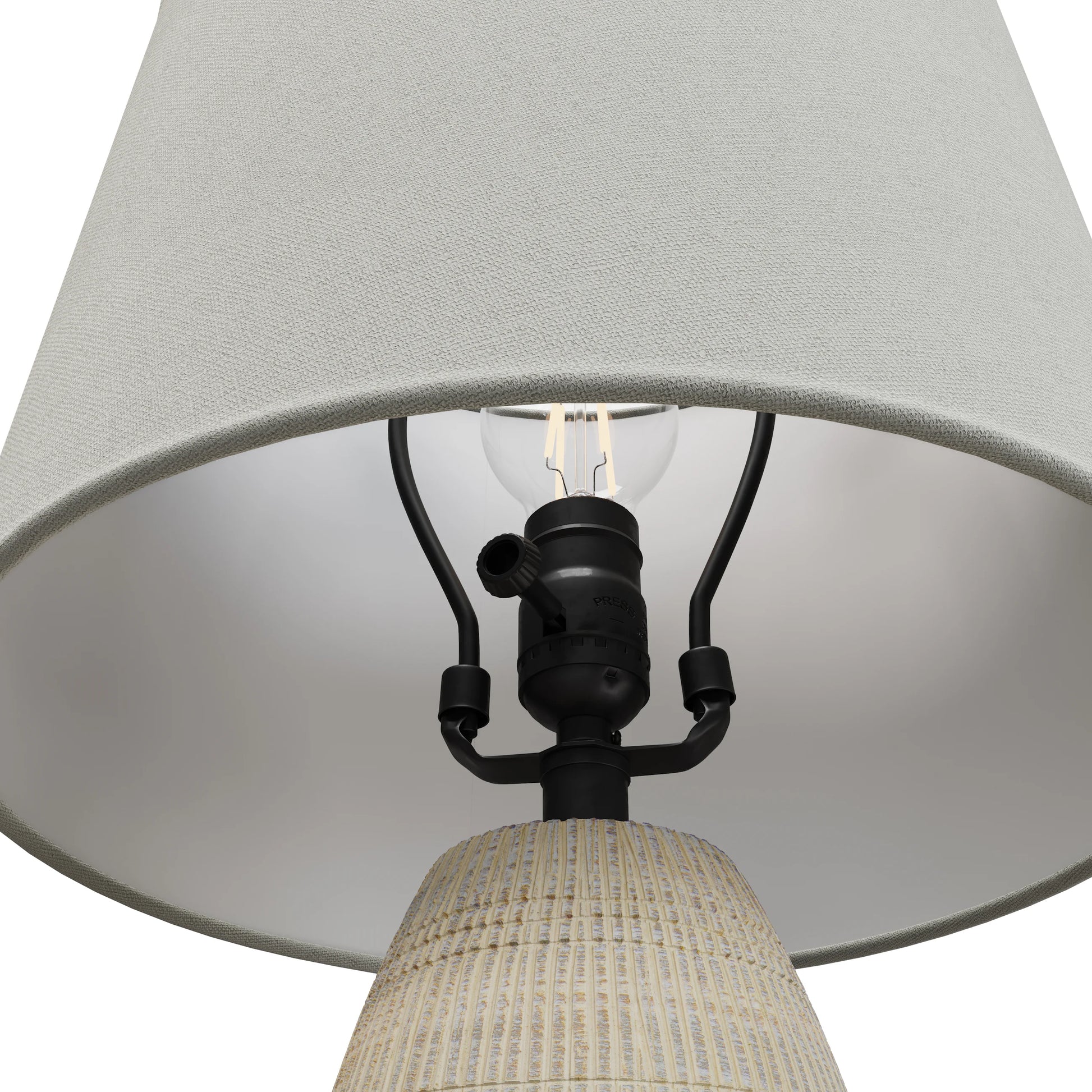 Brie Table Lamp - White Ceramic