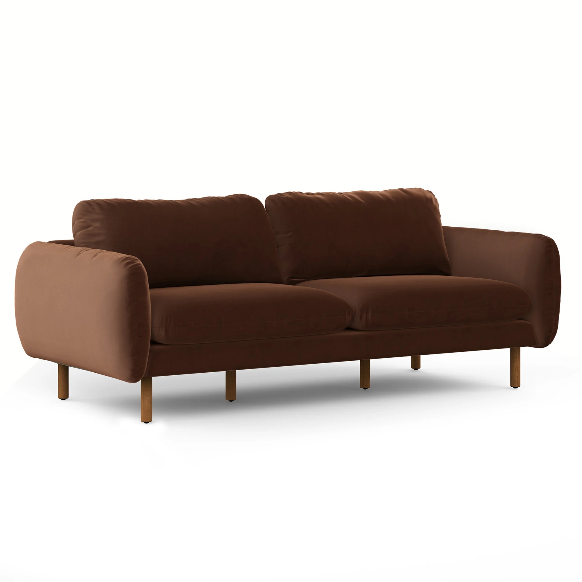 Sanders 85.5" Velvet Sofa