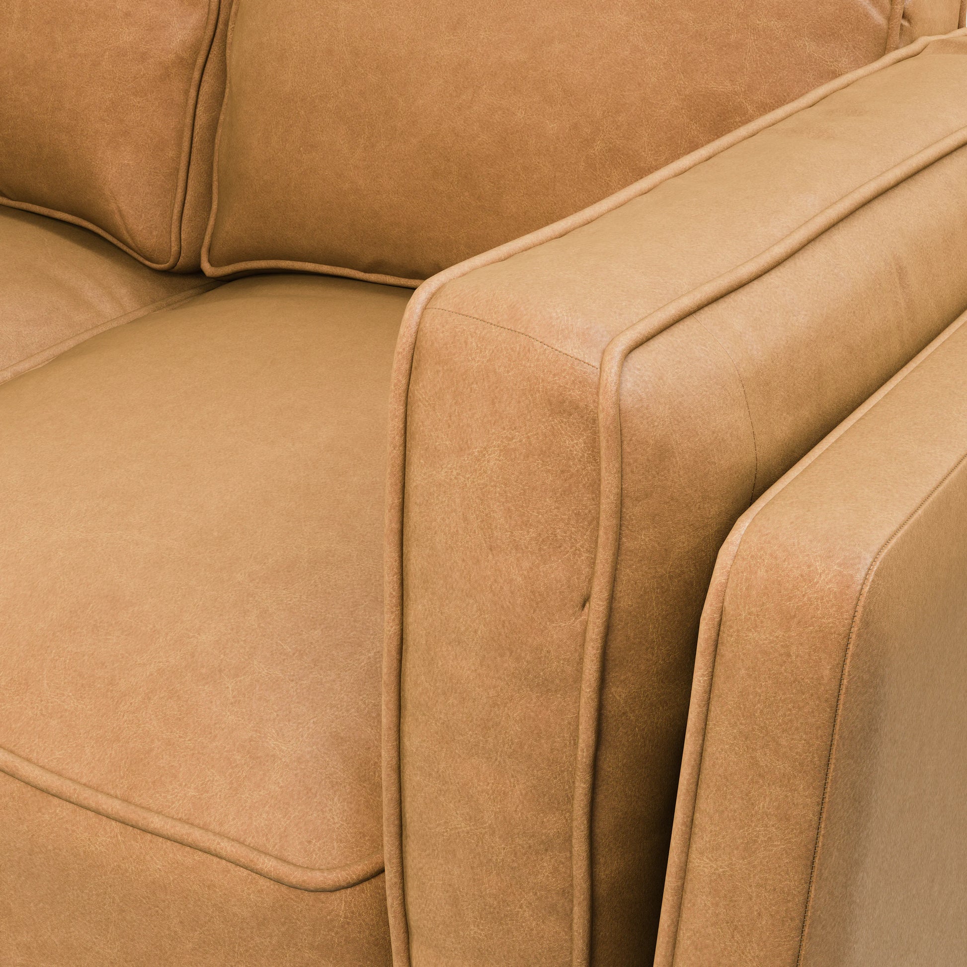 Timber 66.5" Leather Loveseat