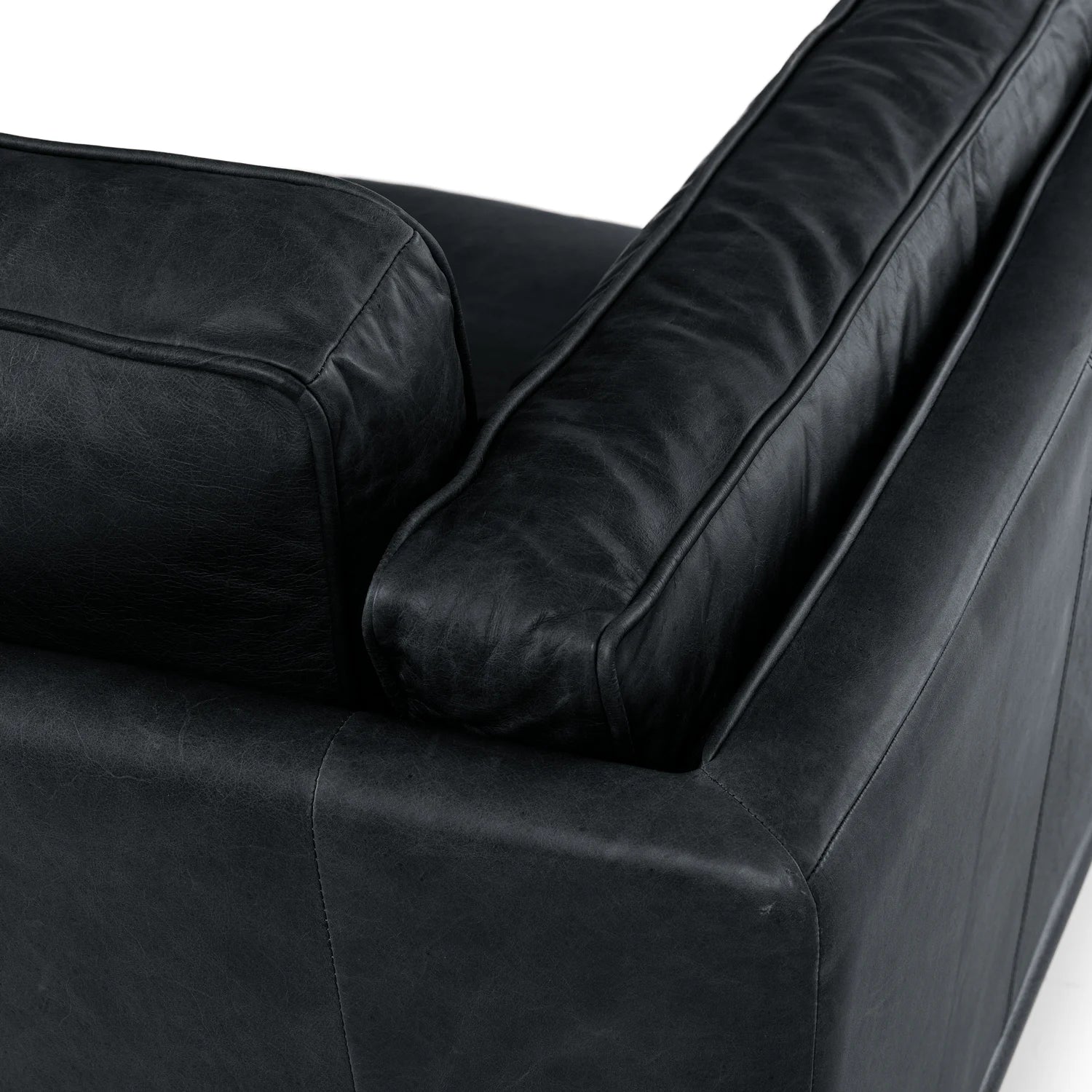 Timber 90" Leather Sofa