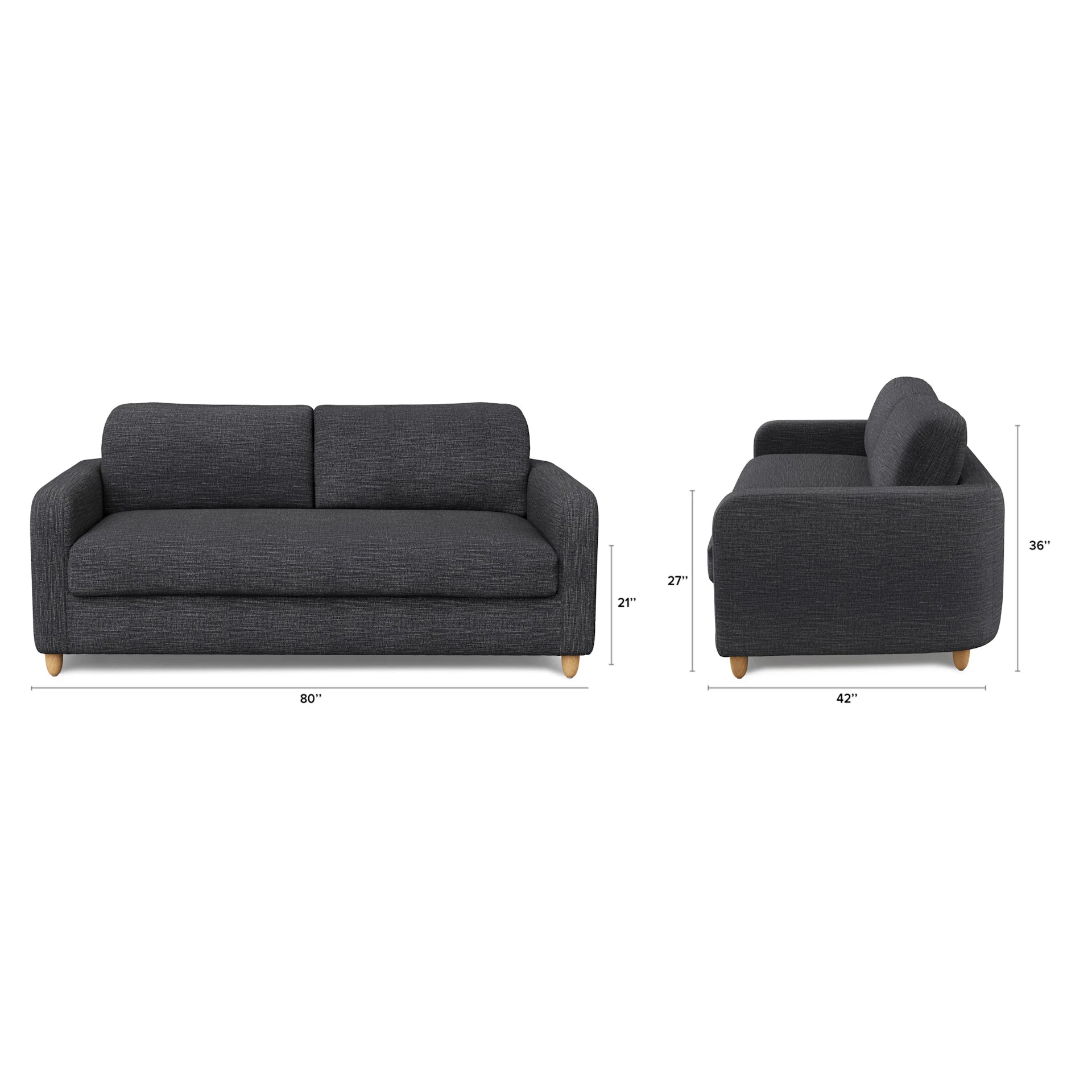Vati 80" Fabric Storage Sofa