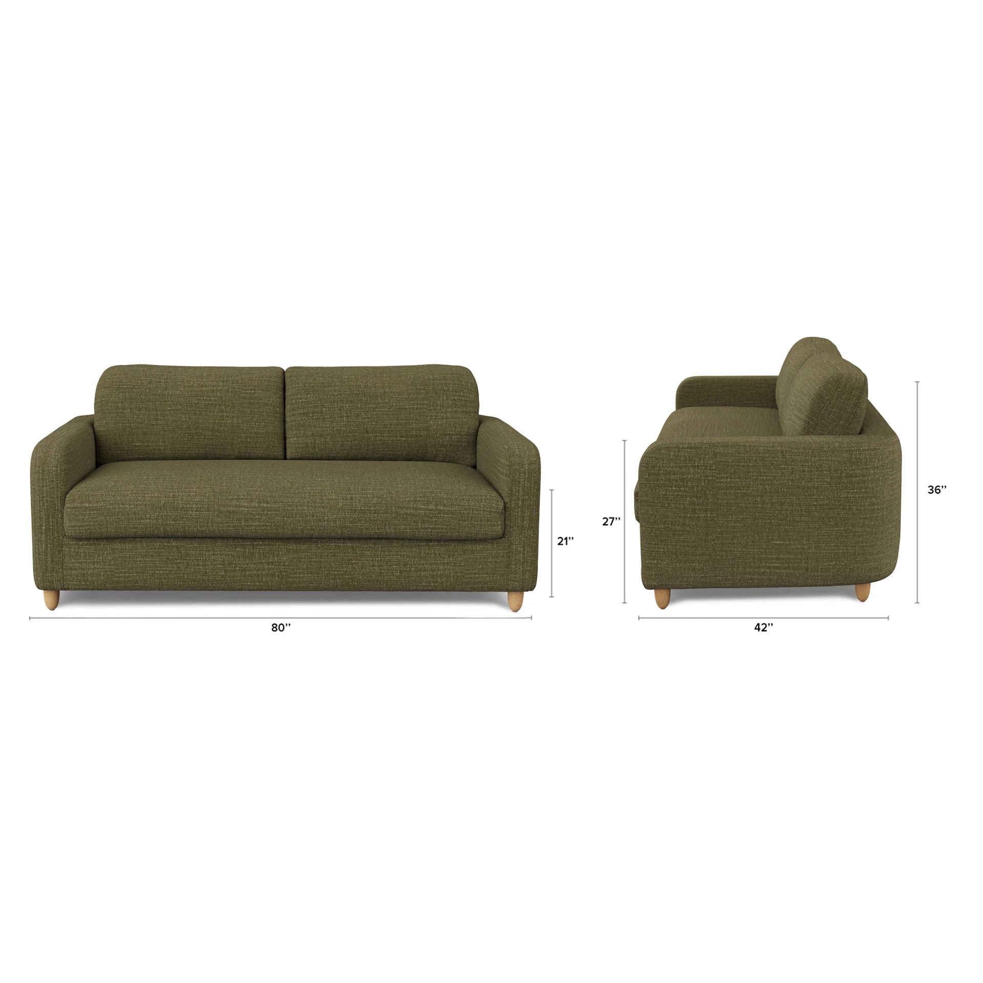 Vati 80" Fabric Storage Sofa