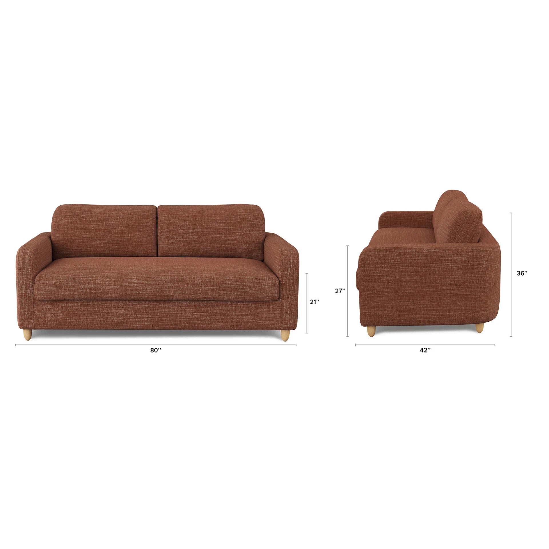 Vati 80" Fabric Storage Sofa
