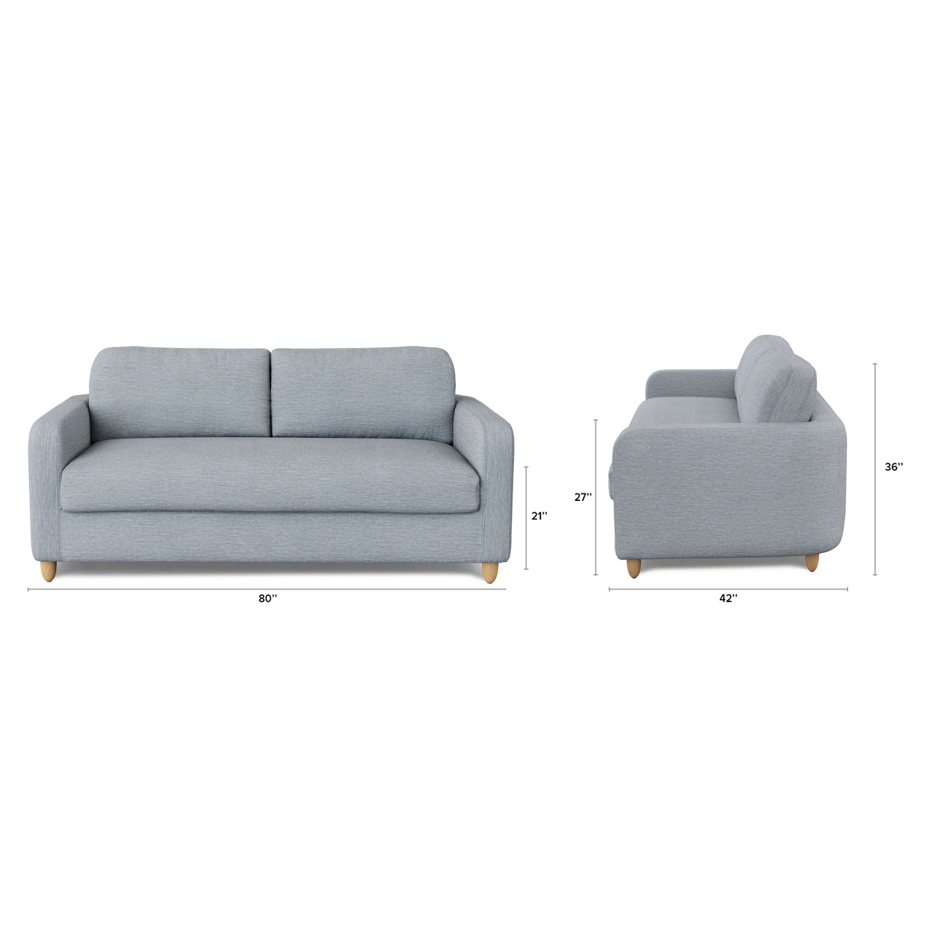 Vati 80" Fabric Storage Sofa