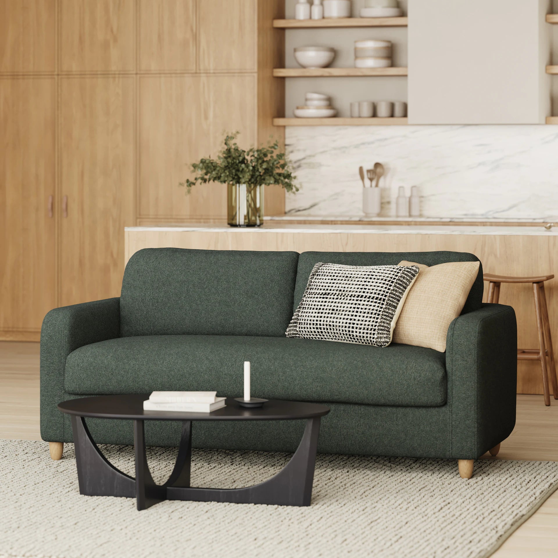 Vati 80" Fabric Storage Sofa