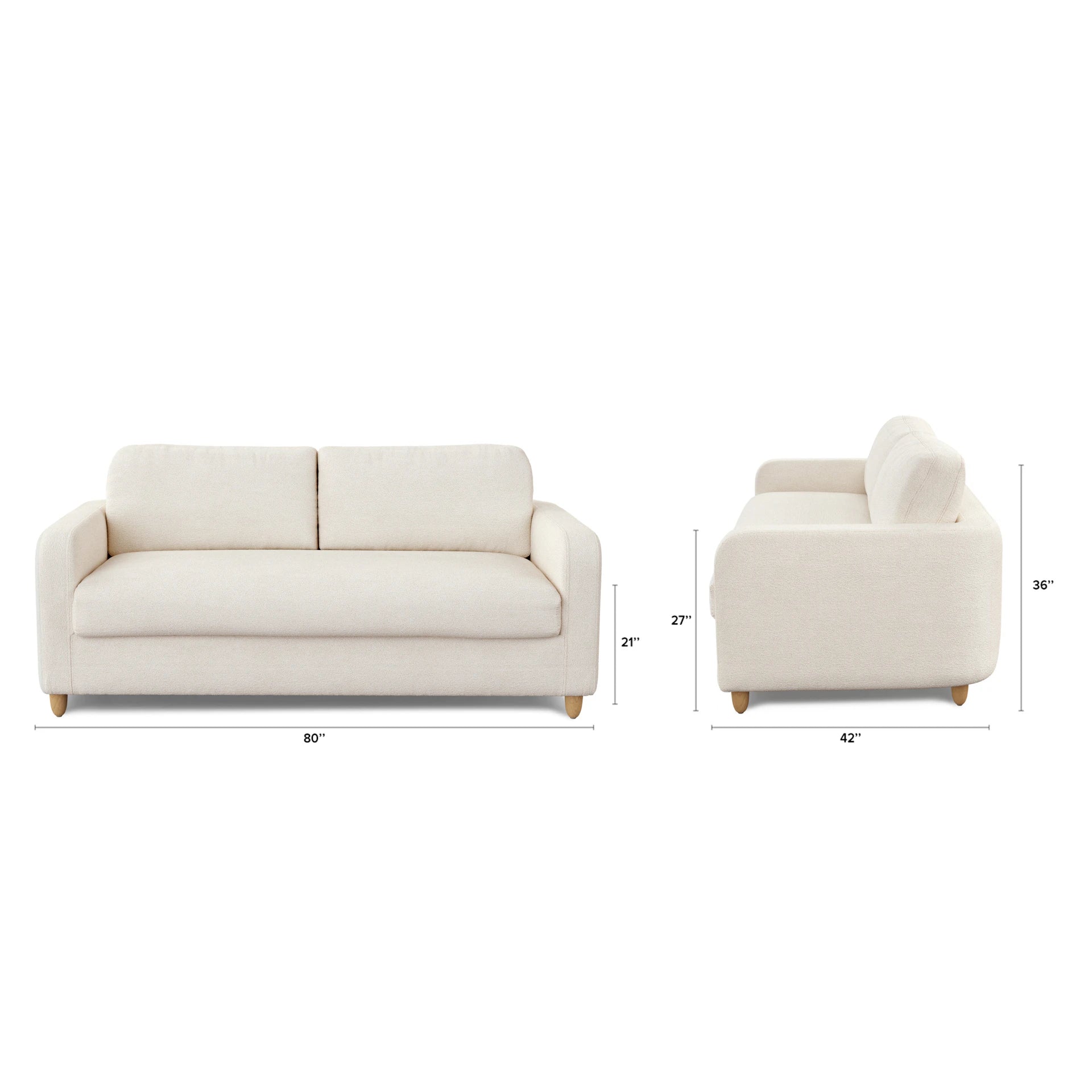 Vati 80" Fabric Storage Sofa