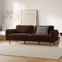 Sanders 85.5" Velvet Sofa