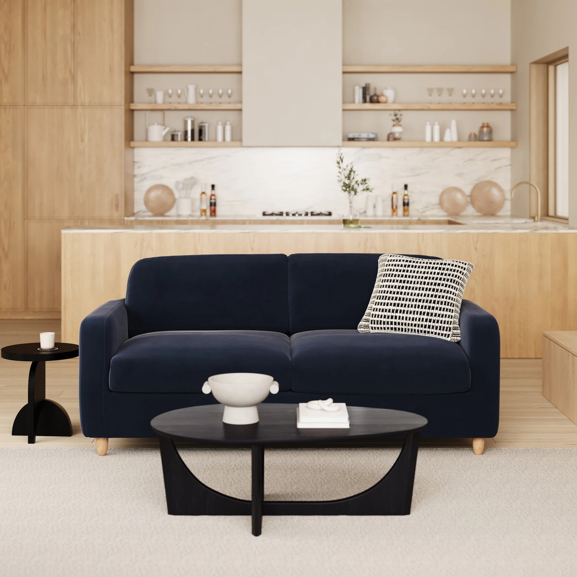 Vati Velvet Sofa