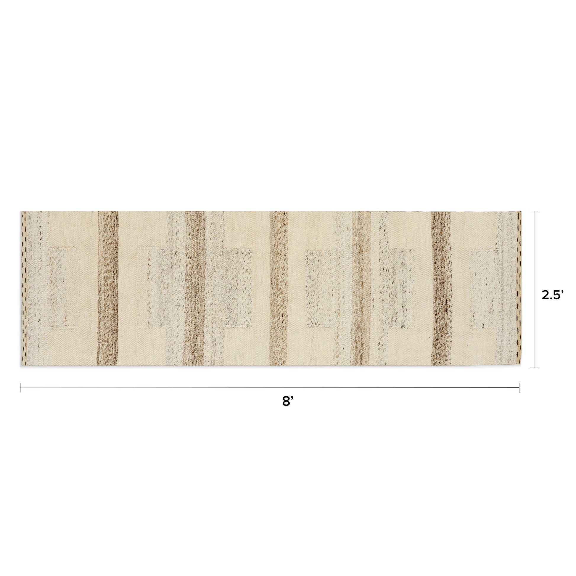 Riya 2.5 x 8 Performance Runner - Tonal Shapes