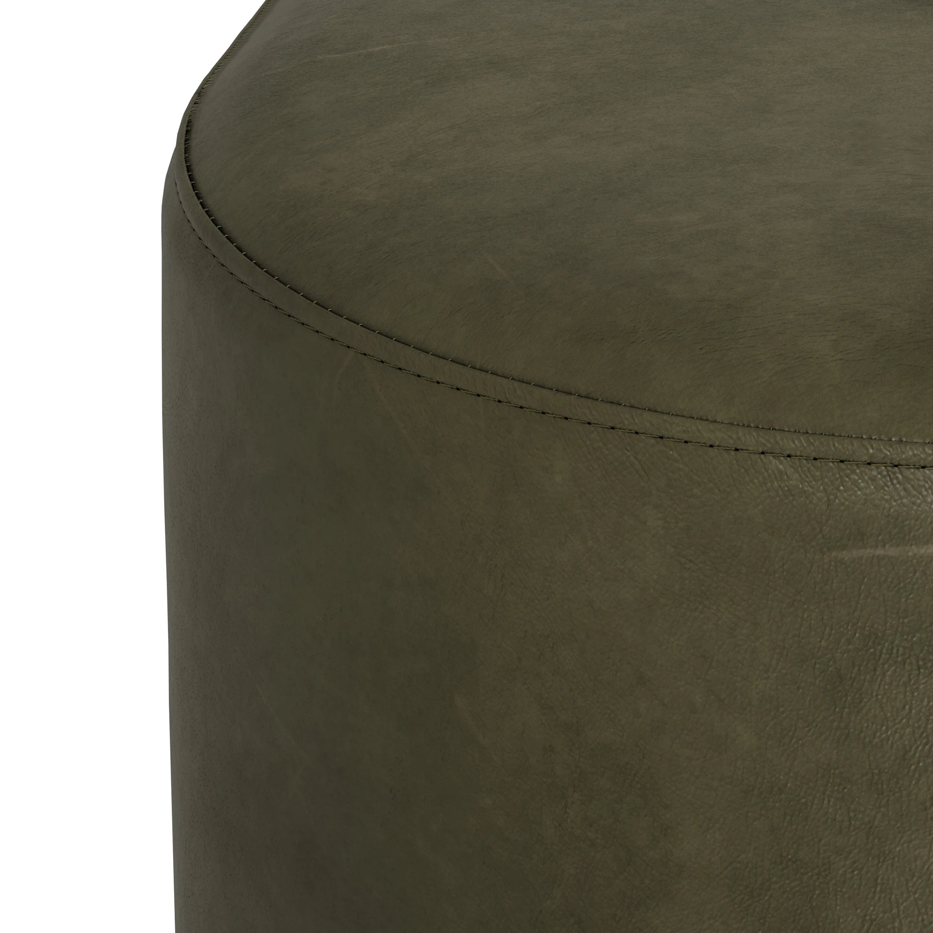 Cilo 16" Leather Ottoman