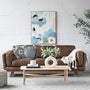 Timber 90" Leather Sofa