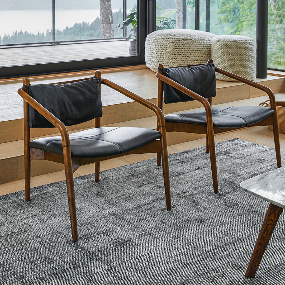 Lento 25" Leather Lounge Chair