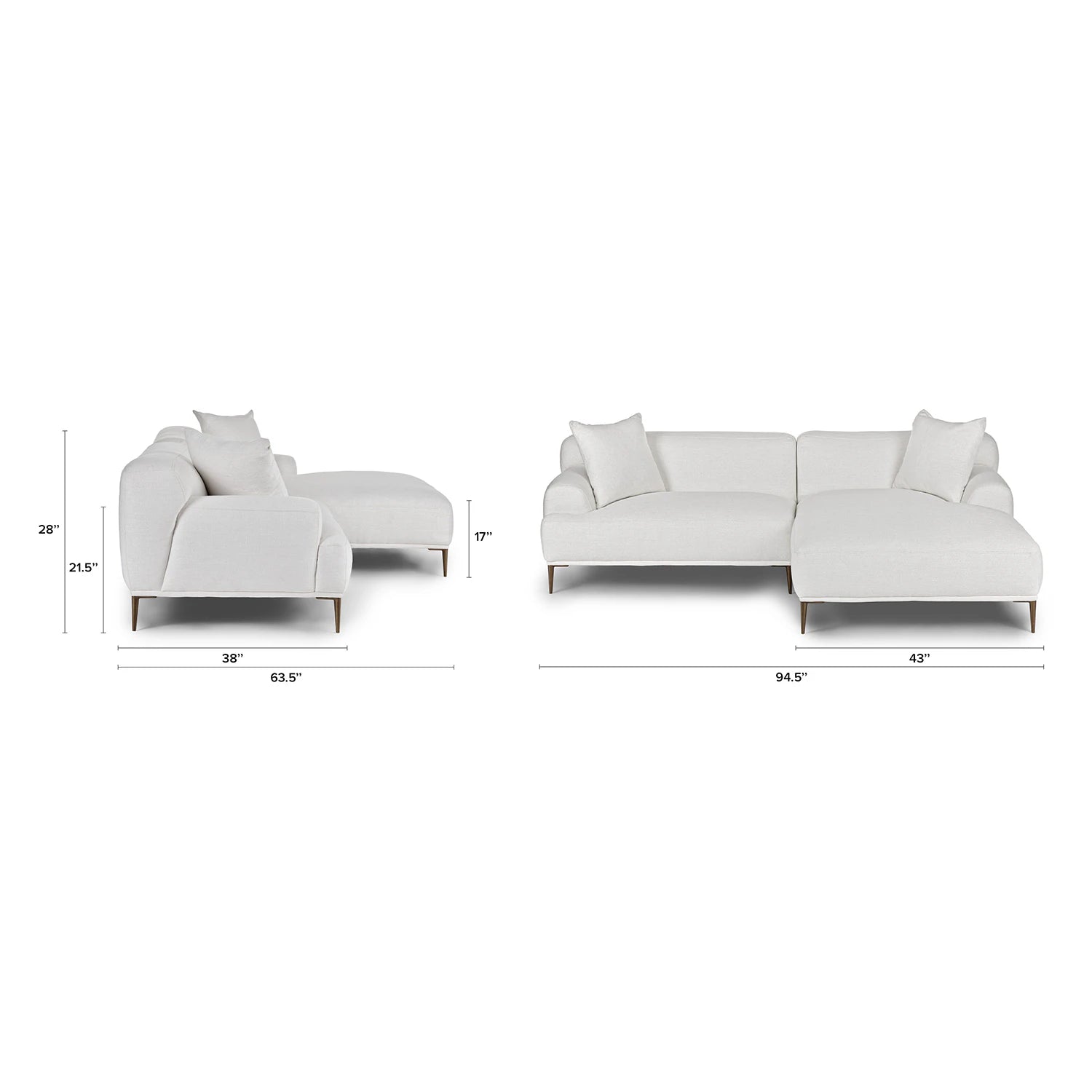 Abisko 94.5" Right Sectional