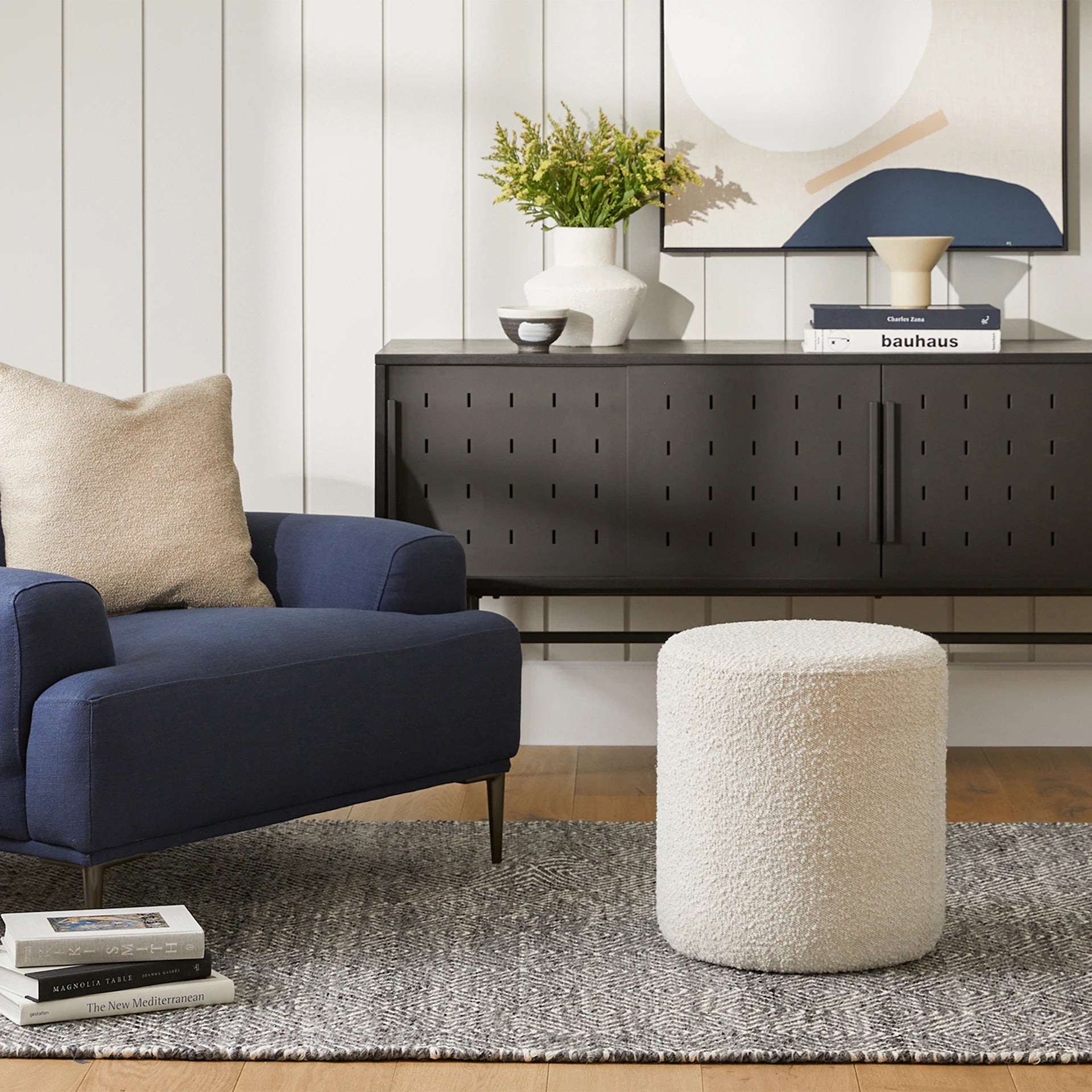 Cilo 16" Fabric Ottoman