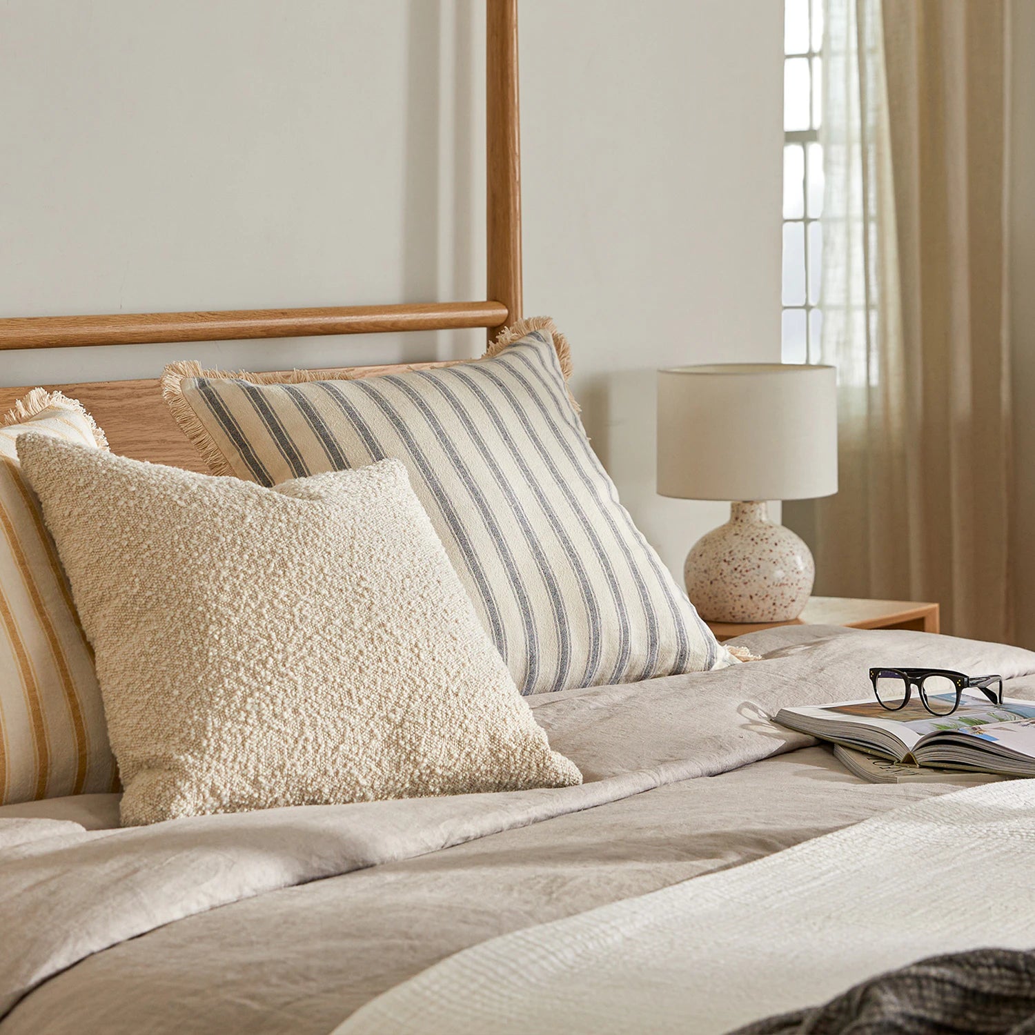 Ando Table Lamp - Waxen White