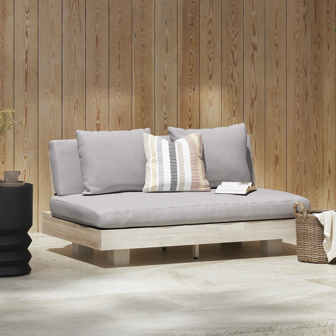 Lubek 50" Outdoor Low Loveseat