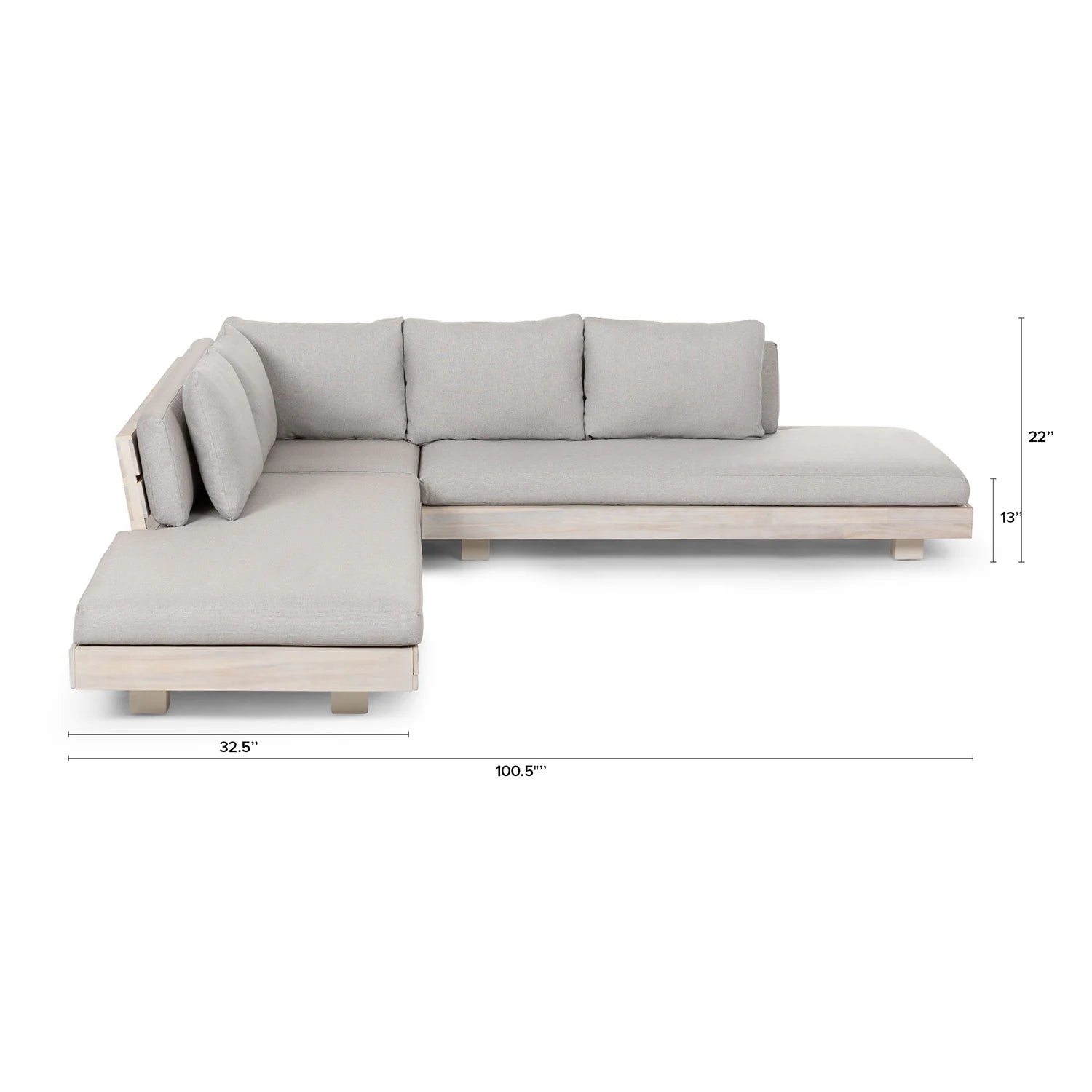 Lubek Outdoor Sectional Set