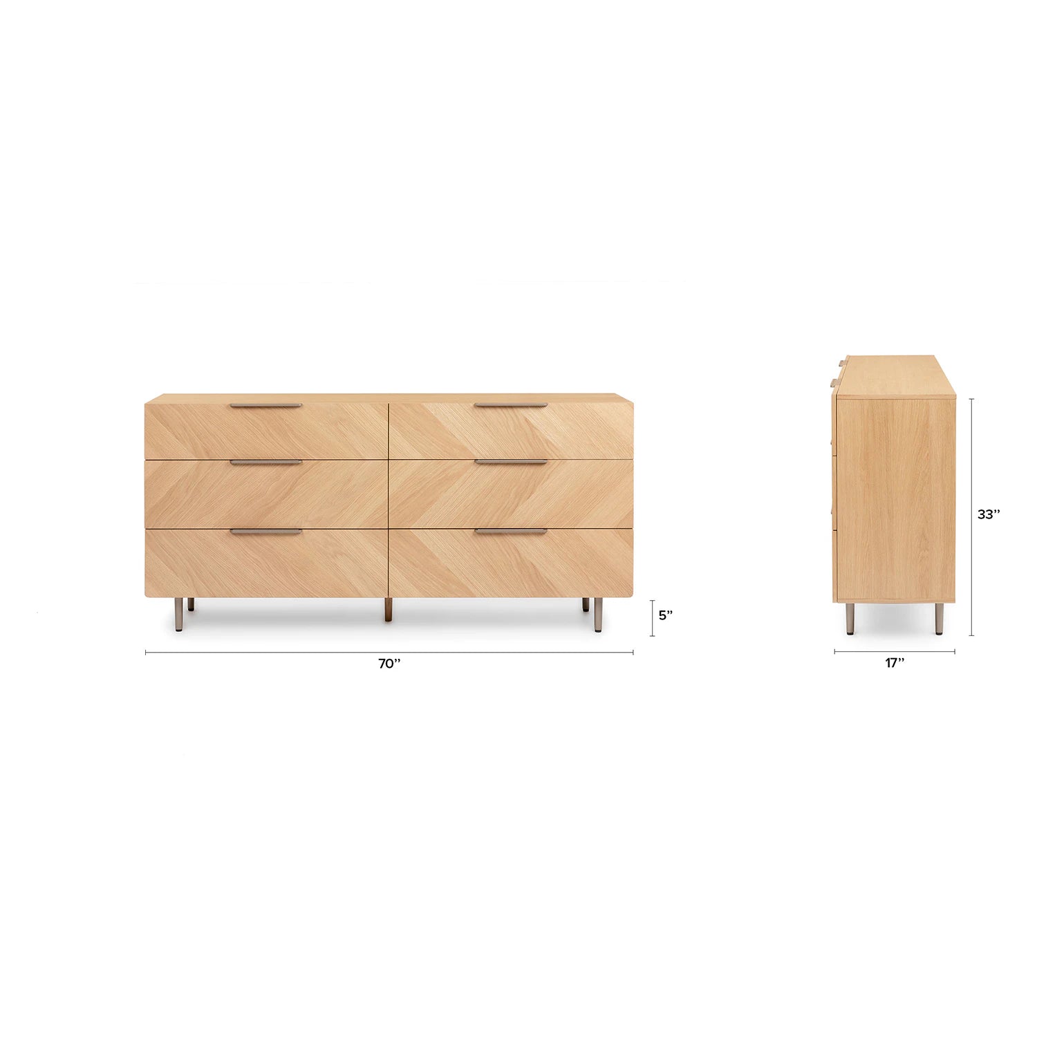 Nera 6-Drawer Double Dresser