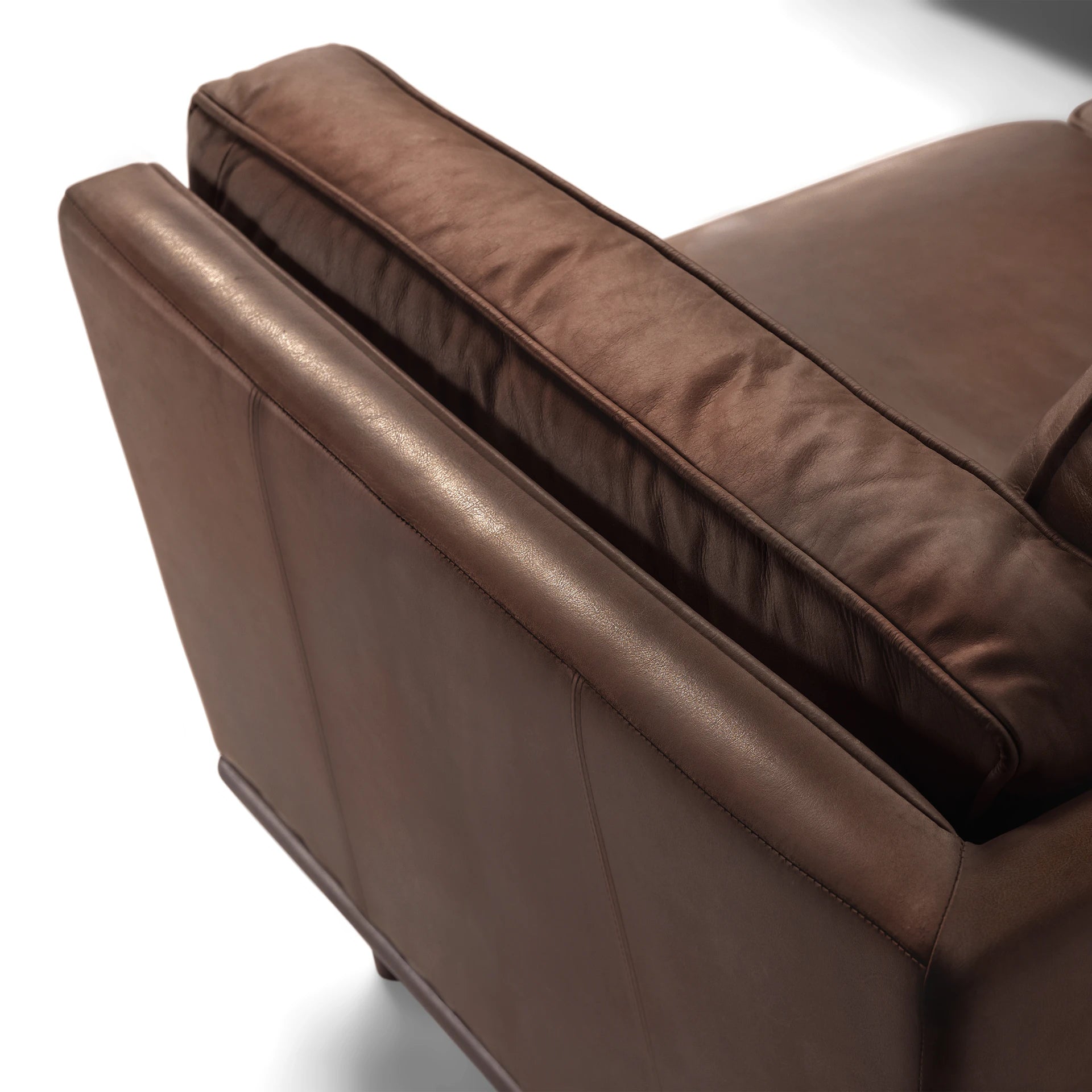 Timber 93" Leather Corner Sectional
