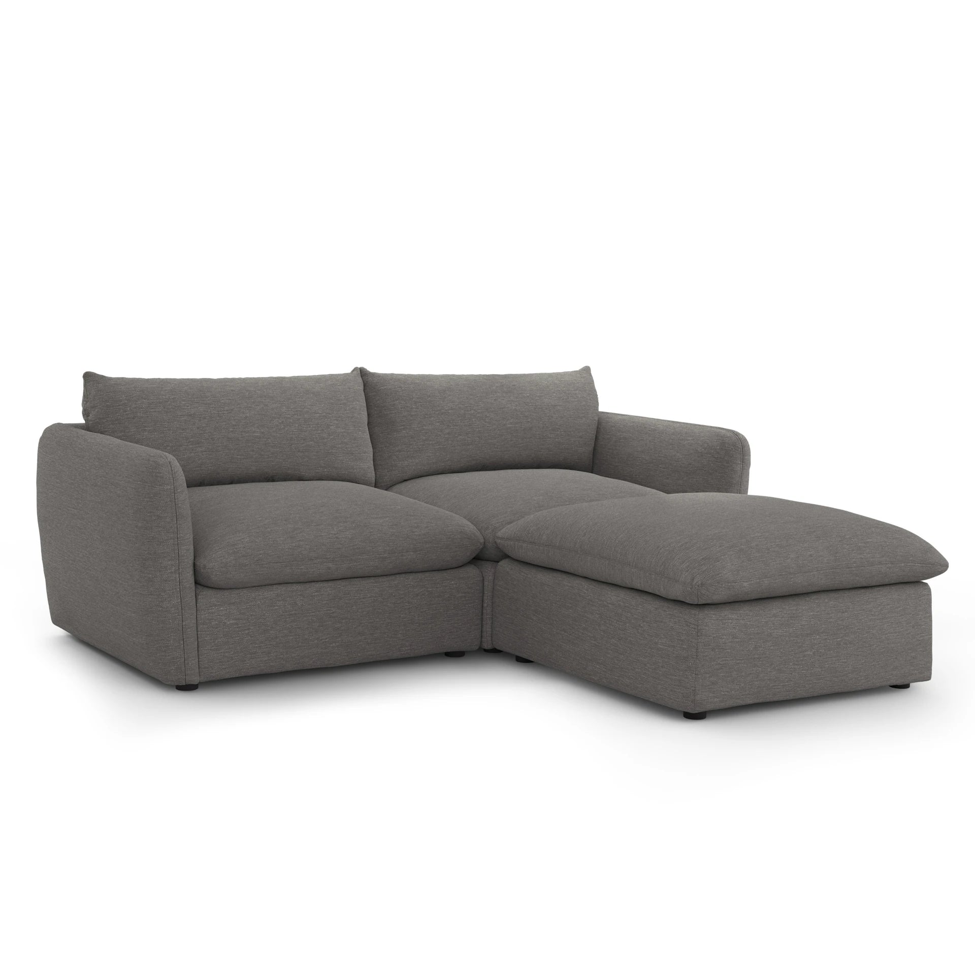 Leigh Fabric Reversible Storage Sectional