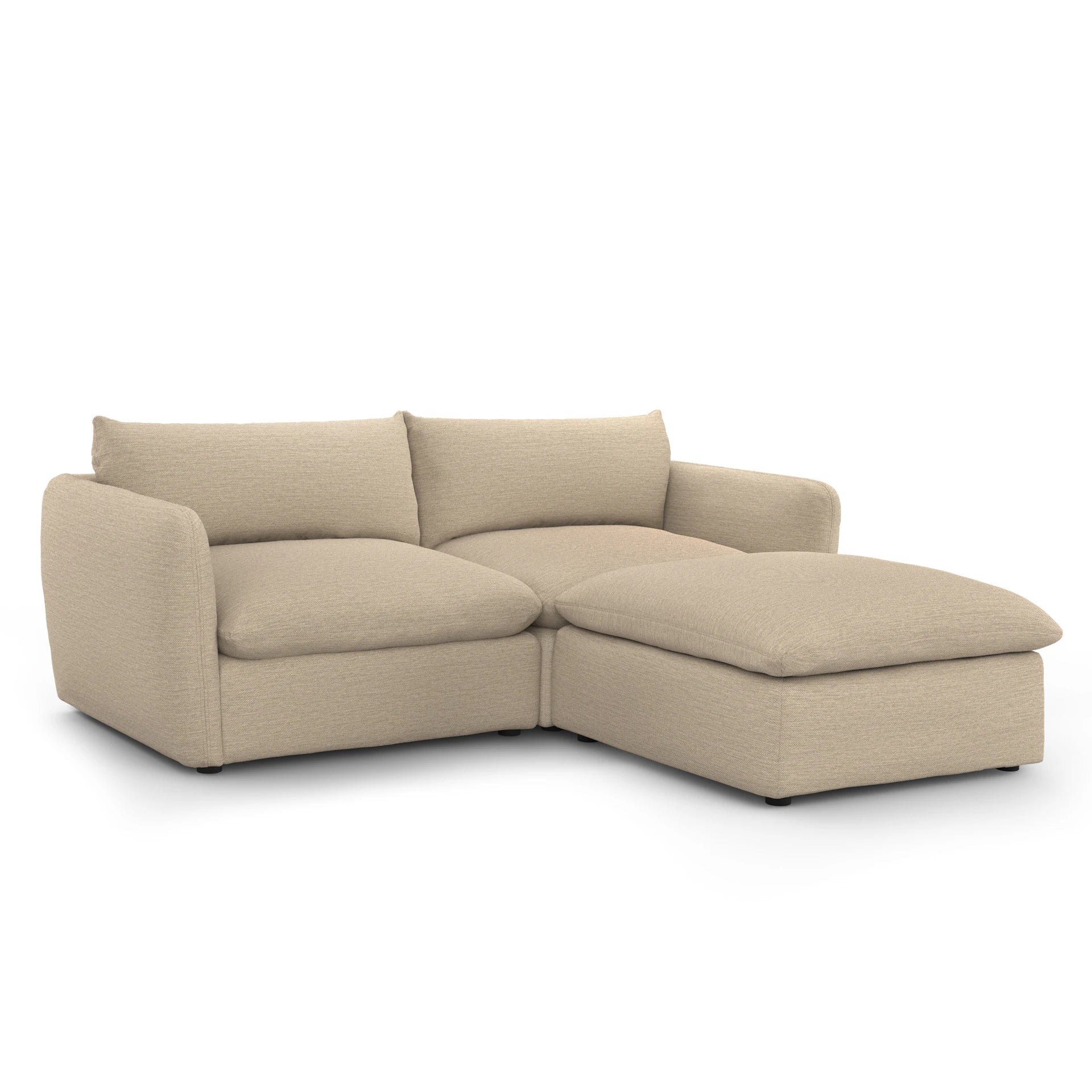 Leigh Fabric Reversible Storage Sectional