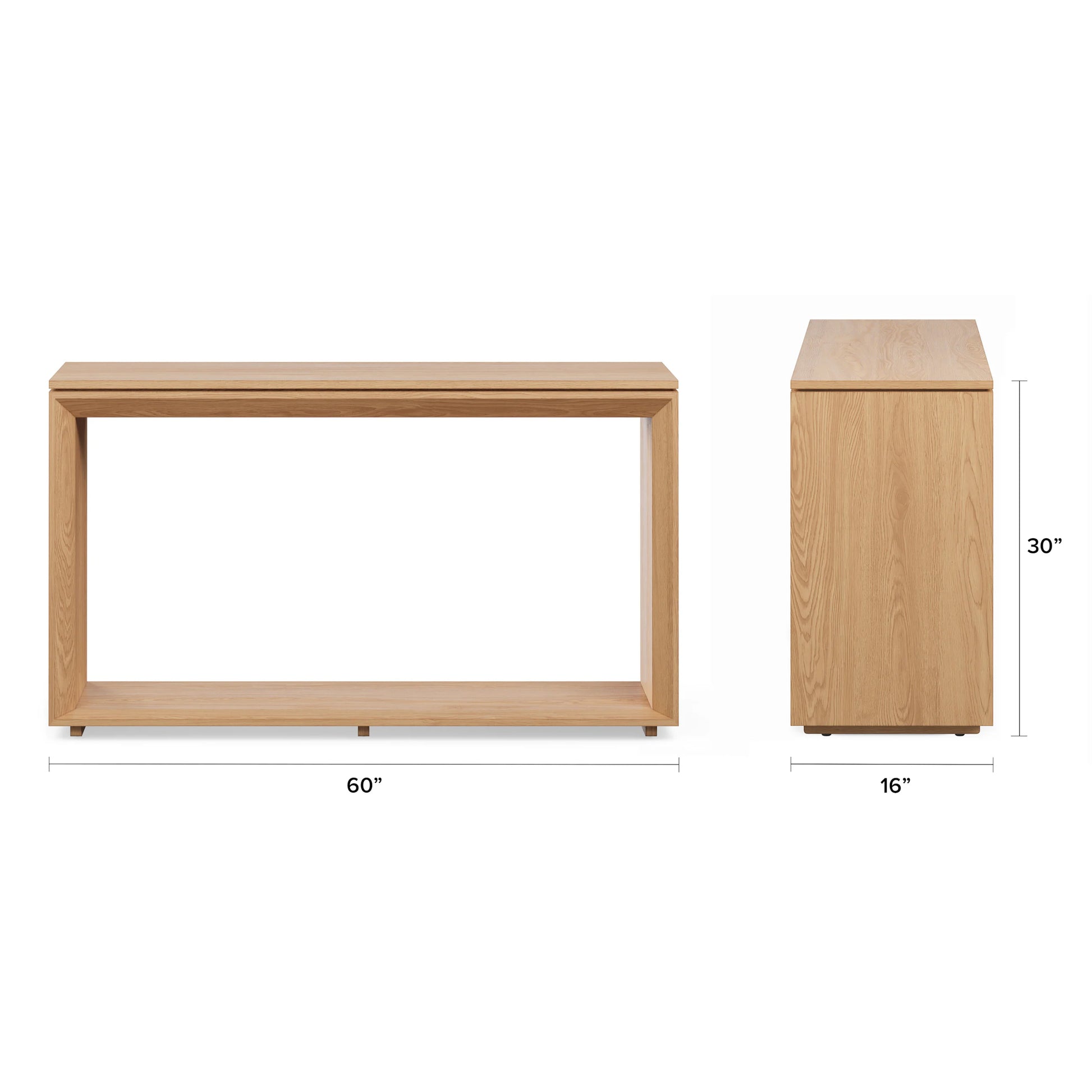 Suri 60" Console - White Oak