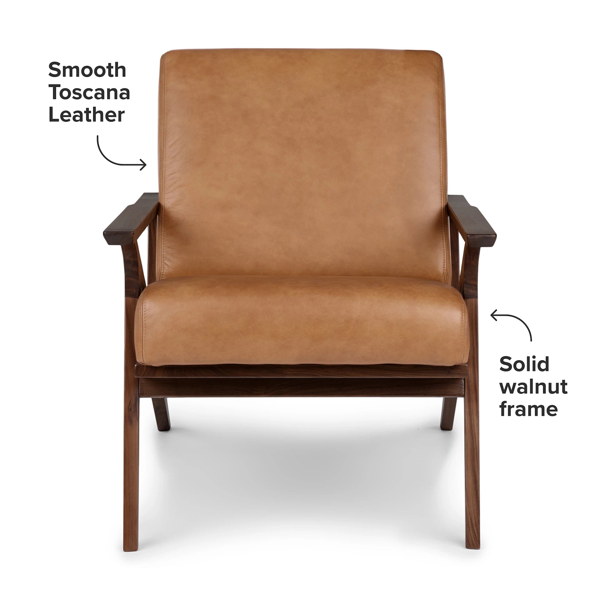 Otio 26" Leather Lounge Chair