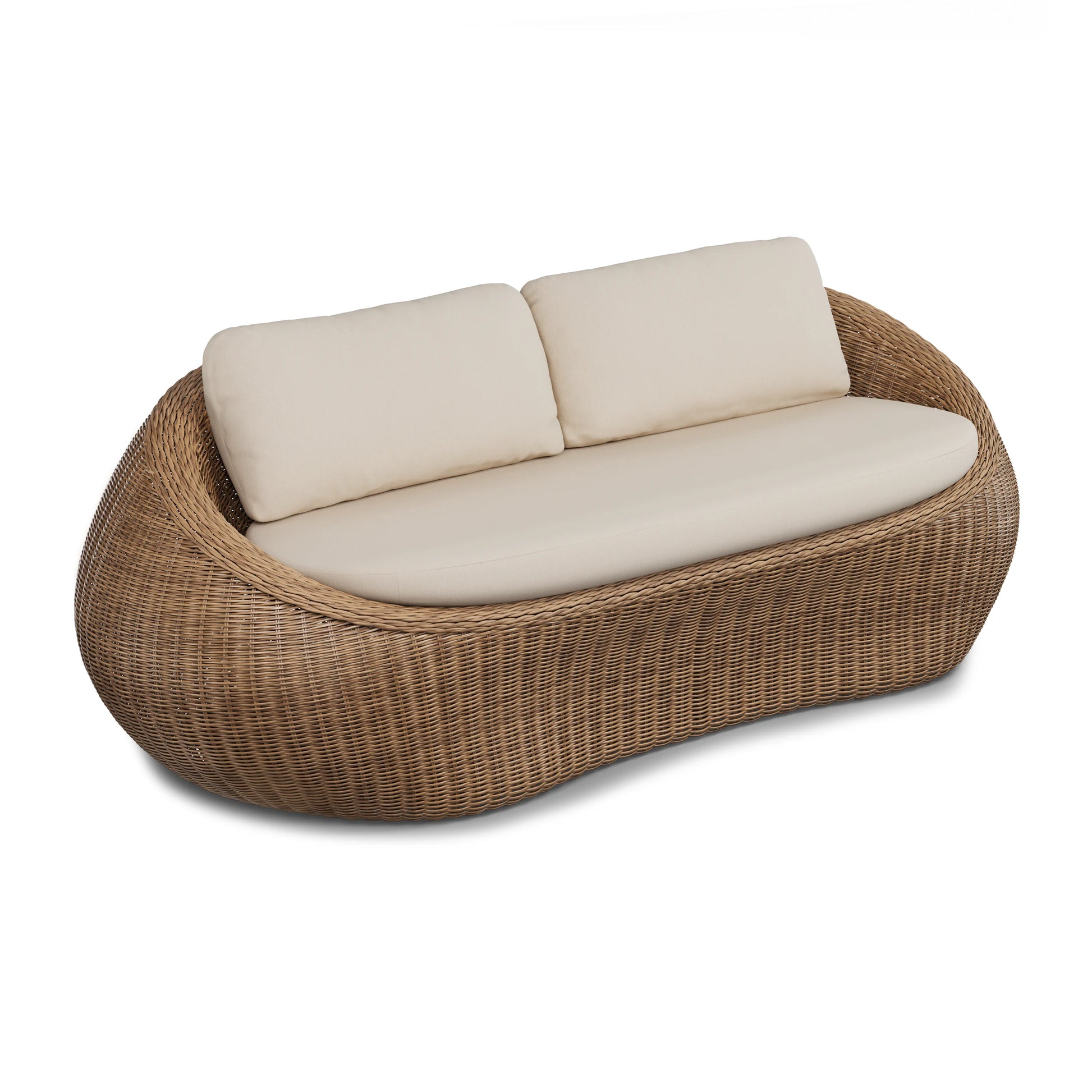 Avila 85.5" Outdoor Sofa - Dravite Ivory
