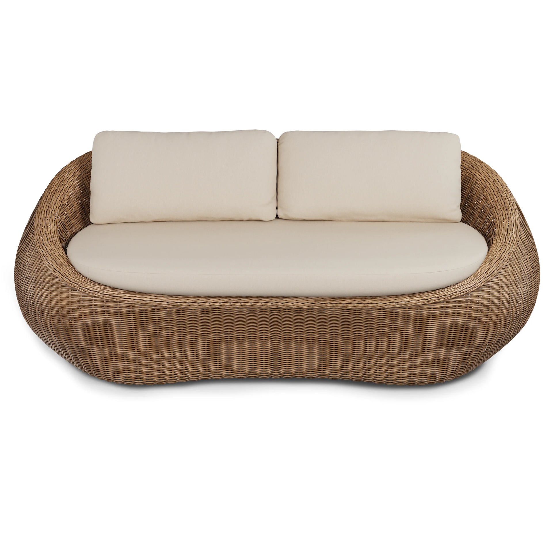 Avila 85.5" Outdoor Sofa - Dravite Ivory