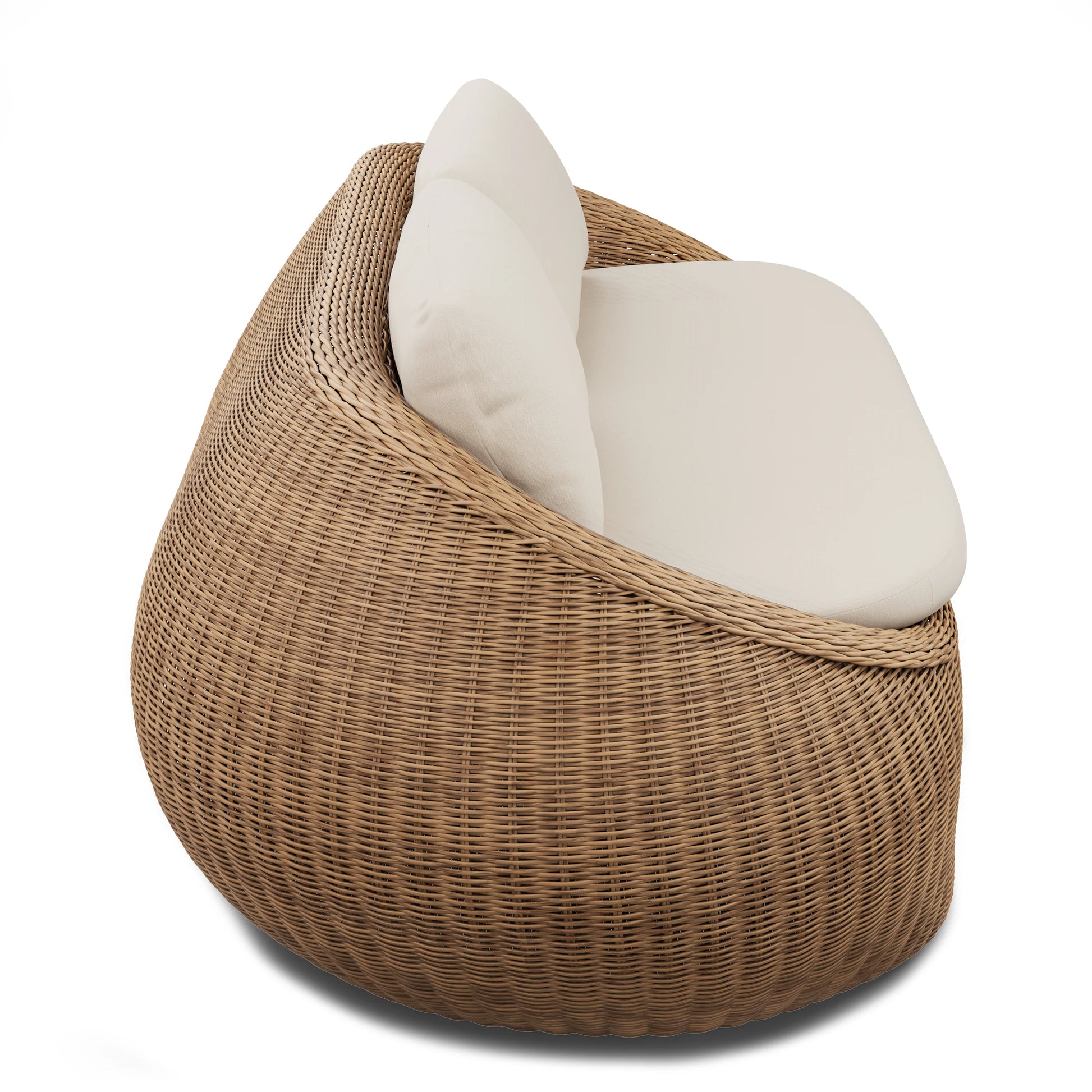Avila 85.5" Outdoor Sofa - Dravite Ivory