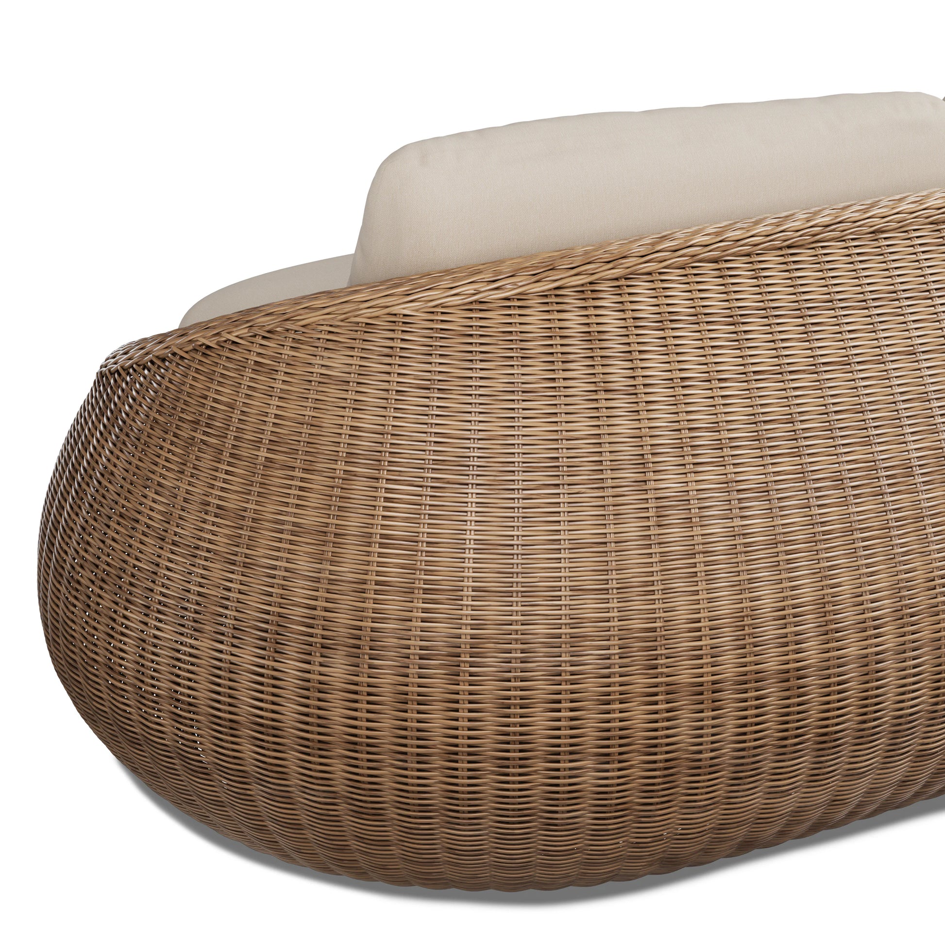 Avila 85.5" Outdoor Sofa - Dravite Ivory