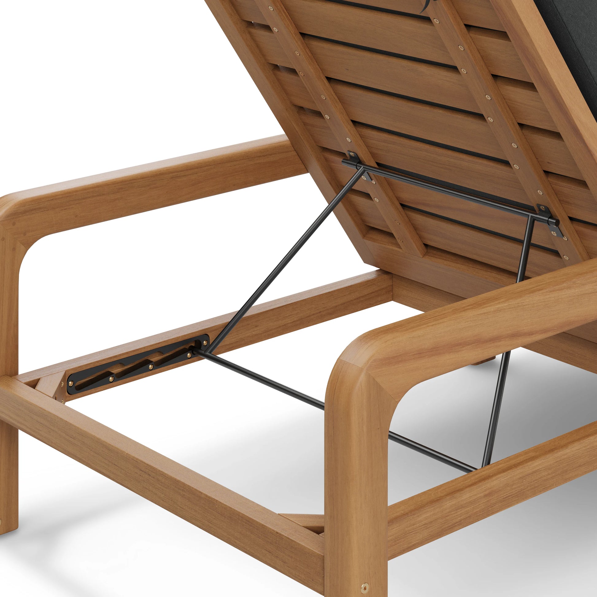 Laholm 78" Outdoor Chaise Lounge