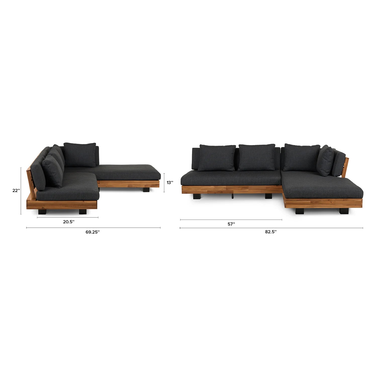 Lubek Outdoor Sectional Set