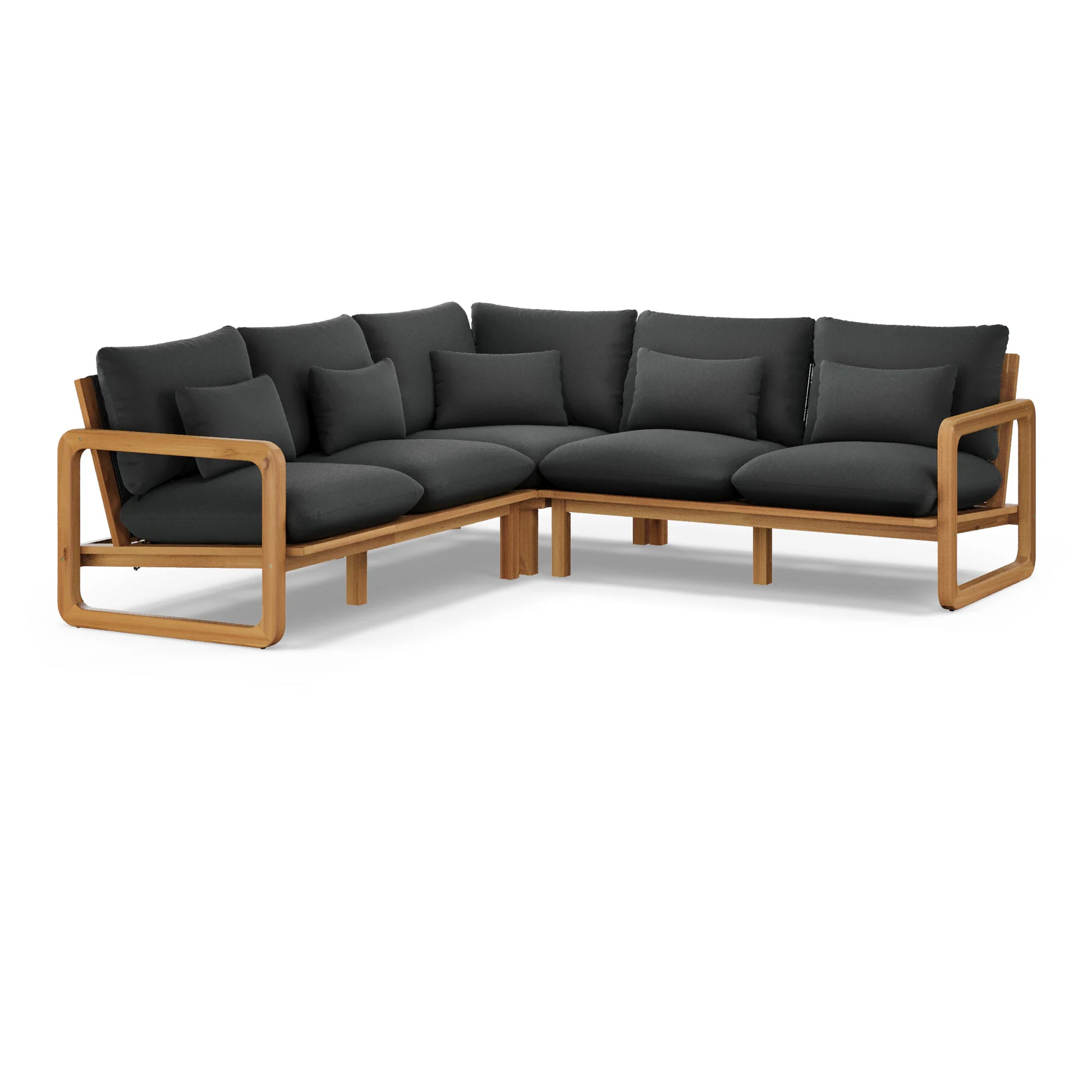 Laholm 94" Outdoor Corner Sectional Set
