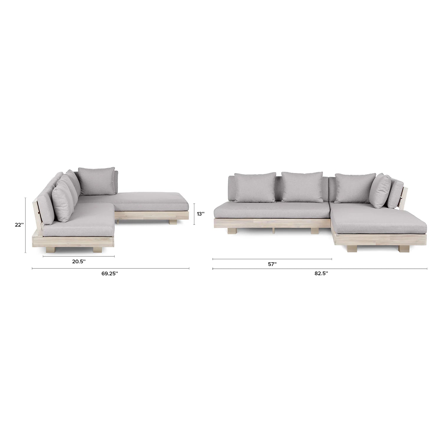 Lubek Outdoor Sectional Set