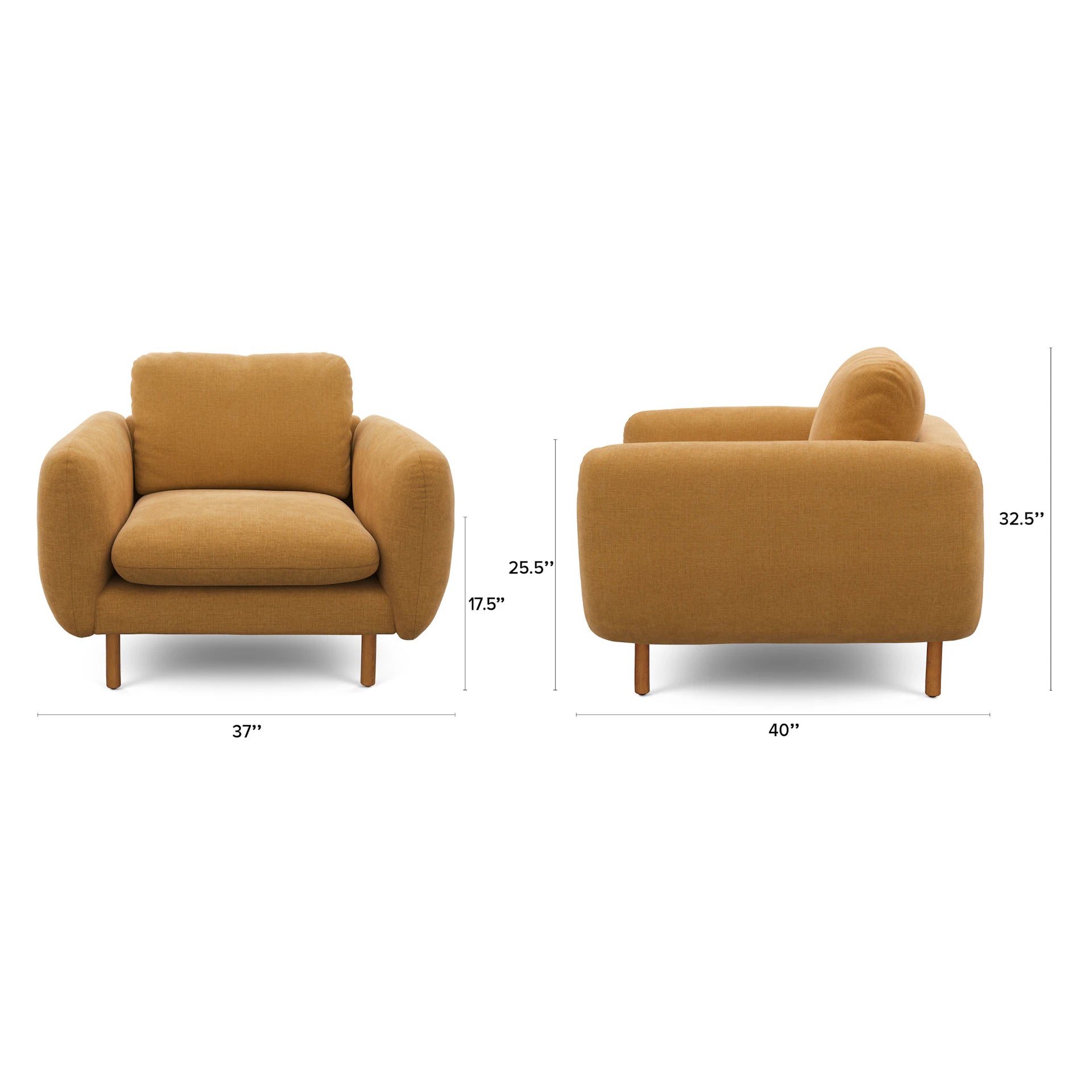 Sanders 37" Lounge Chair